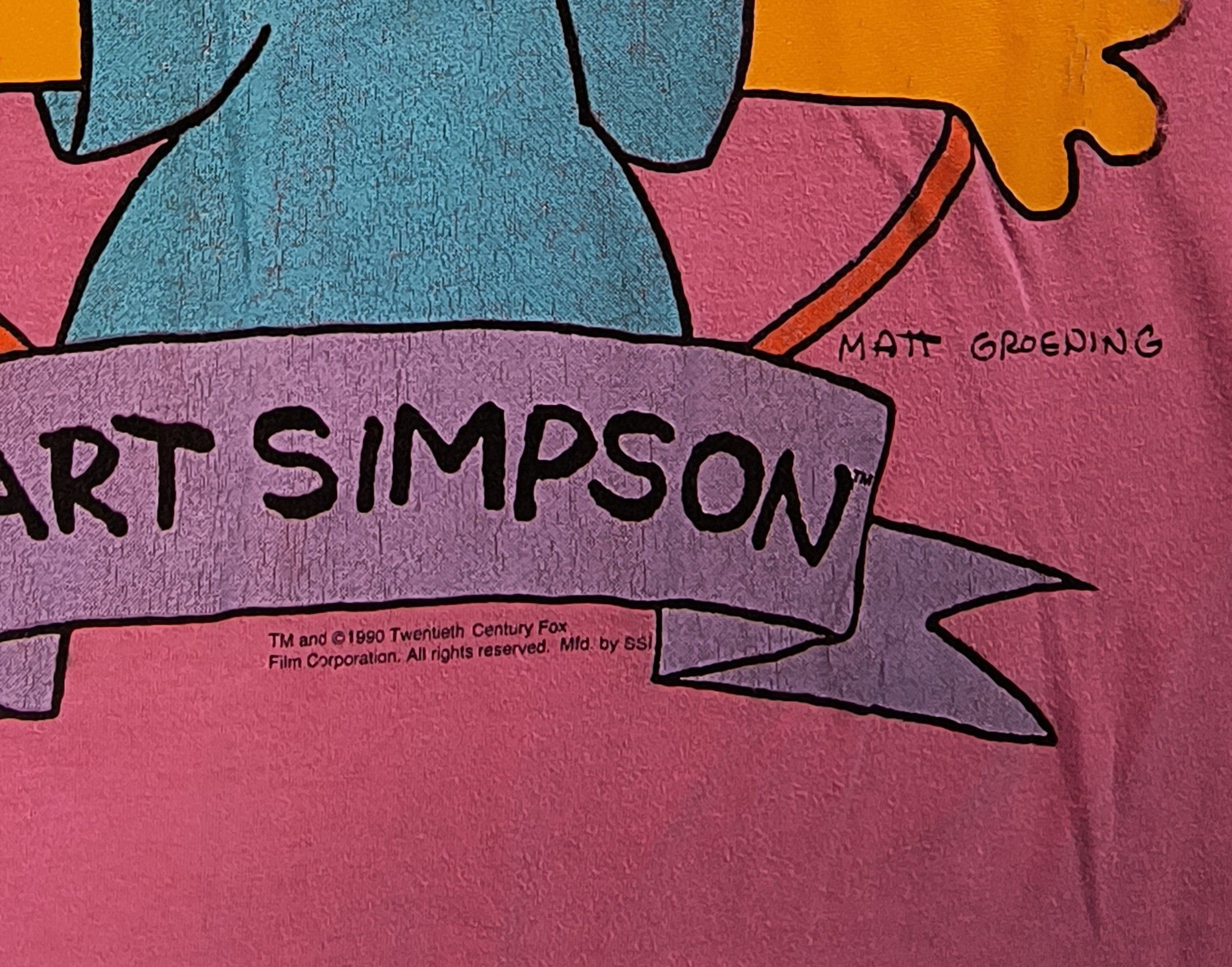 The Simpsons Vintage Bart Simpson 1990 tee Size US XL / EU 56 / 4 - 4 Thumbnail