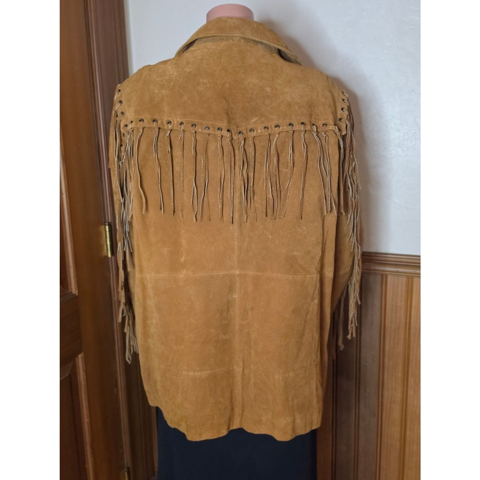 Excelled NWOT Excelled Collection Fringe Suede Coat 3XL Size 3XL / US 20-22 - 5 Thumbnail