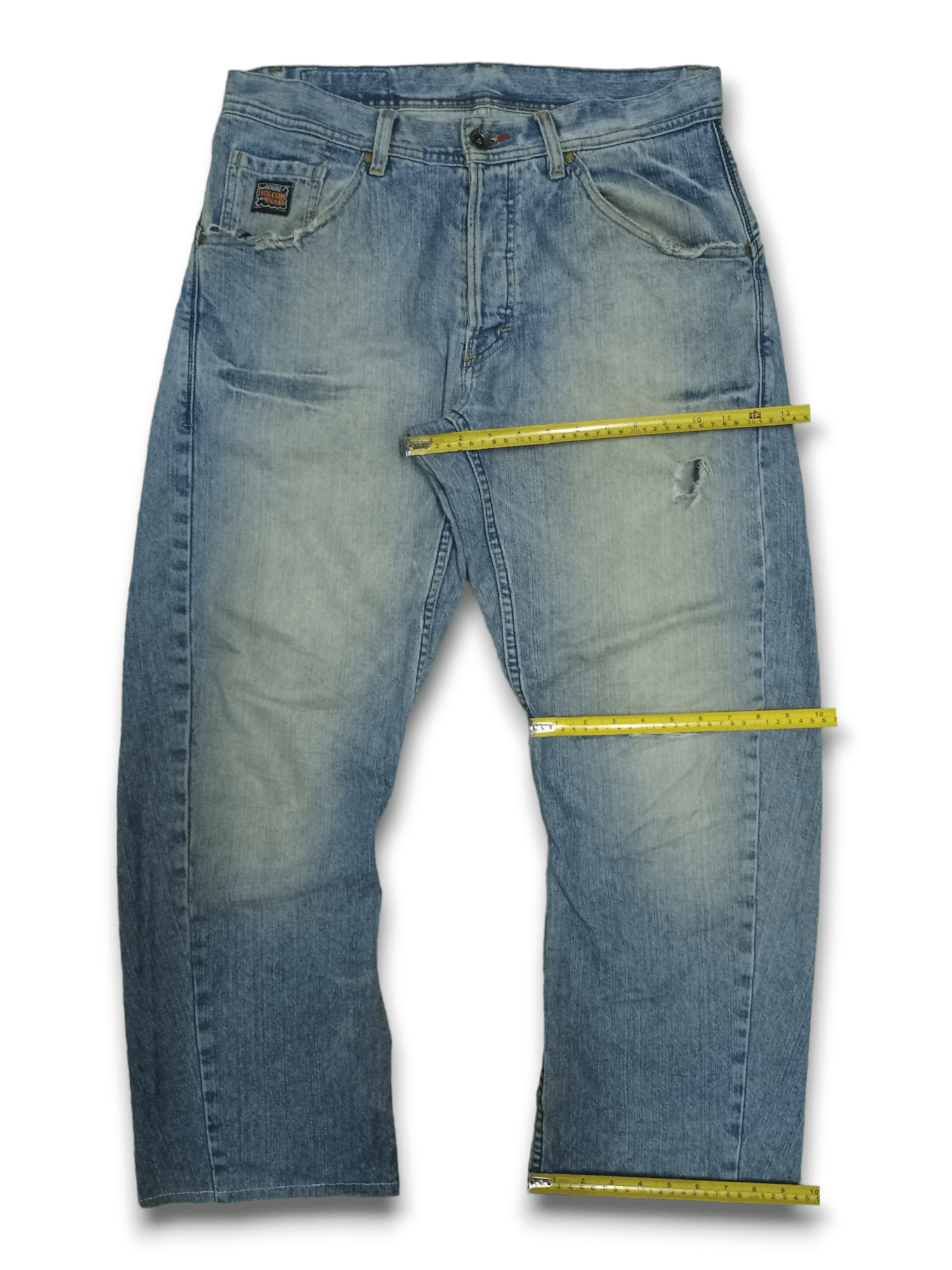 Volcom Vintage VLCM 06 Liberated Volcom Curved Baggy Jeans Size US 34 / EU 50 - 12 Thumbnail