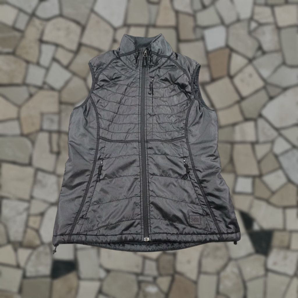 Vintage REI Vest Womens Medium Black Quilted Puffer Insulated Primaloft Full Zip Hiking Outfitwear Men/Women? Size M / US 6-8 / IT 42-44 - 1 Thumbnail