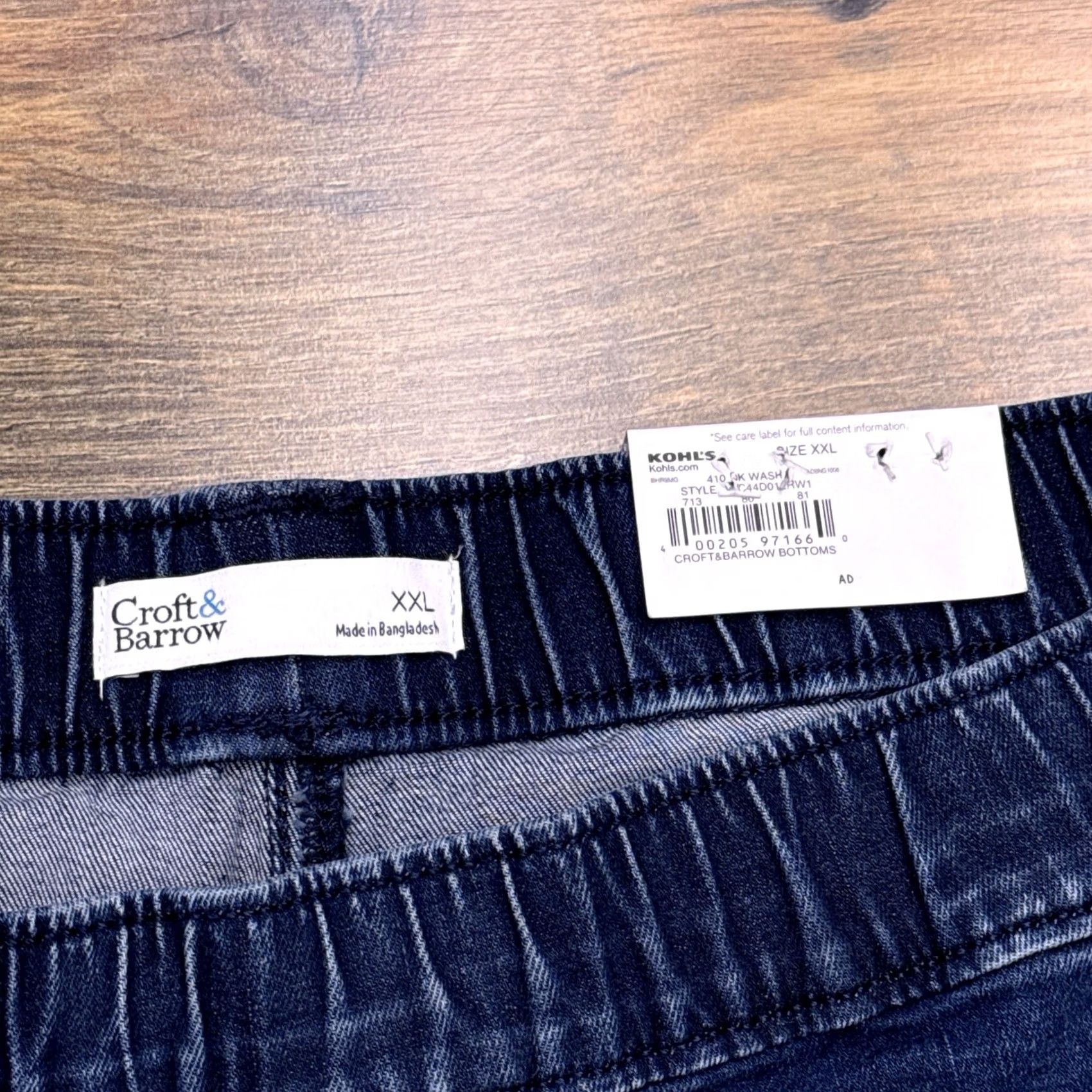 Croft & Barrow Croft & Barrow Denim Pull On Shorts Womens XXL Mid Rise Stretch Casual New Size 40" / US 18 - 4 Thumbnail