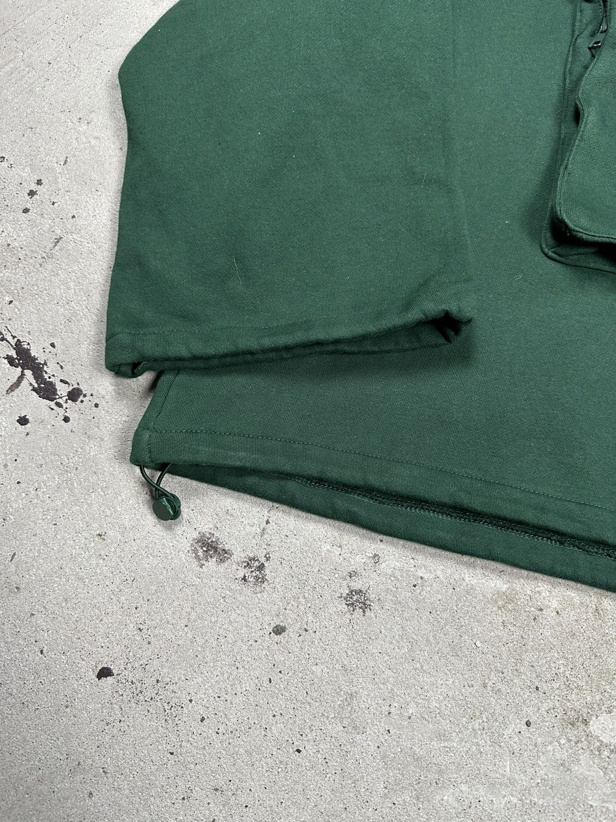 Japanese Brand Vintage Y2K Bootle Green Boxy Fit Blank Front Pocket Hoodie Size US L / EU 52-54 / 3 - 4 Thumbnail