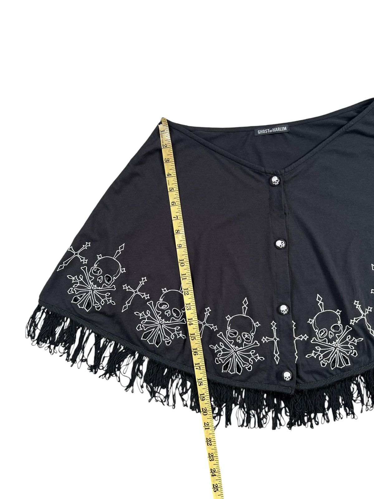 Japanese Brand × Seditionaries Ghost Of Harlem 🇯🇵 Cross Skulls Embroidered Cloak Size US S / EU 44-46 / 1 - 9 Thumbnail