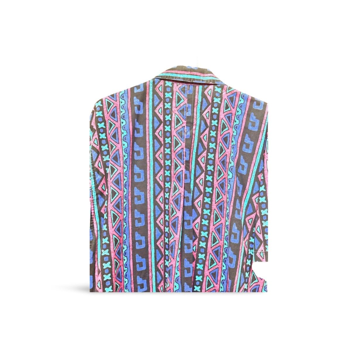 Other Men’s Vintage Body Objects Western Shirt w/90’s Aztec Design Size US L / EU 52-54 / 3 - 6 Thumbnail