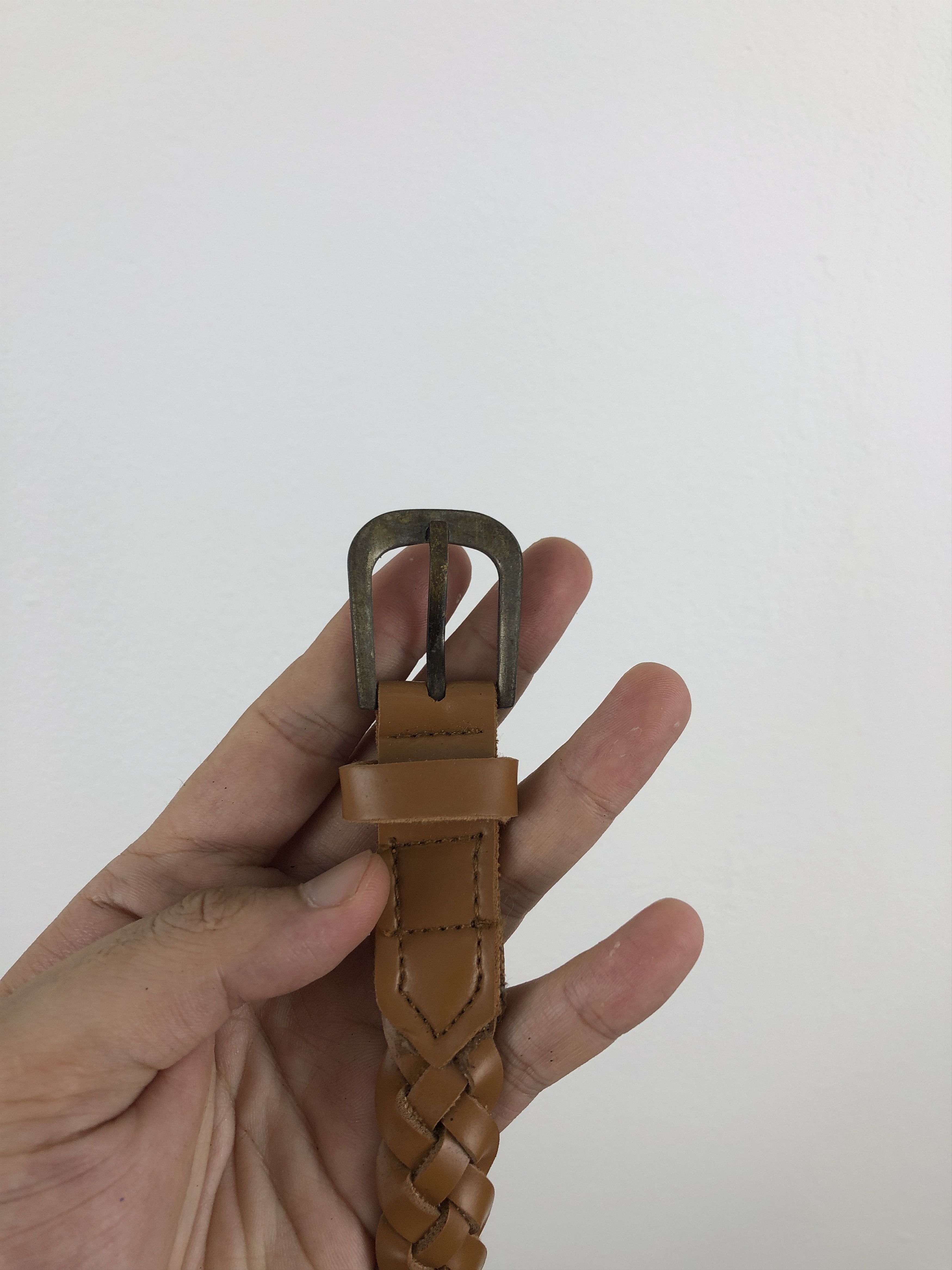 Japanese Brand Vintage Japanese Brand Braided Buckle Belt B0017 Size ONE SIZE - 3 Thumbnail