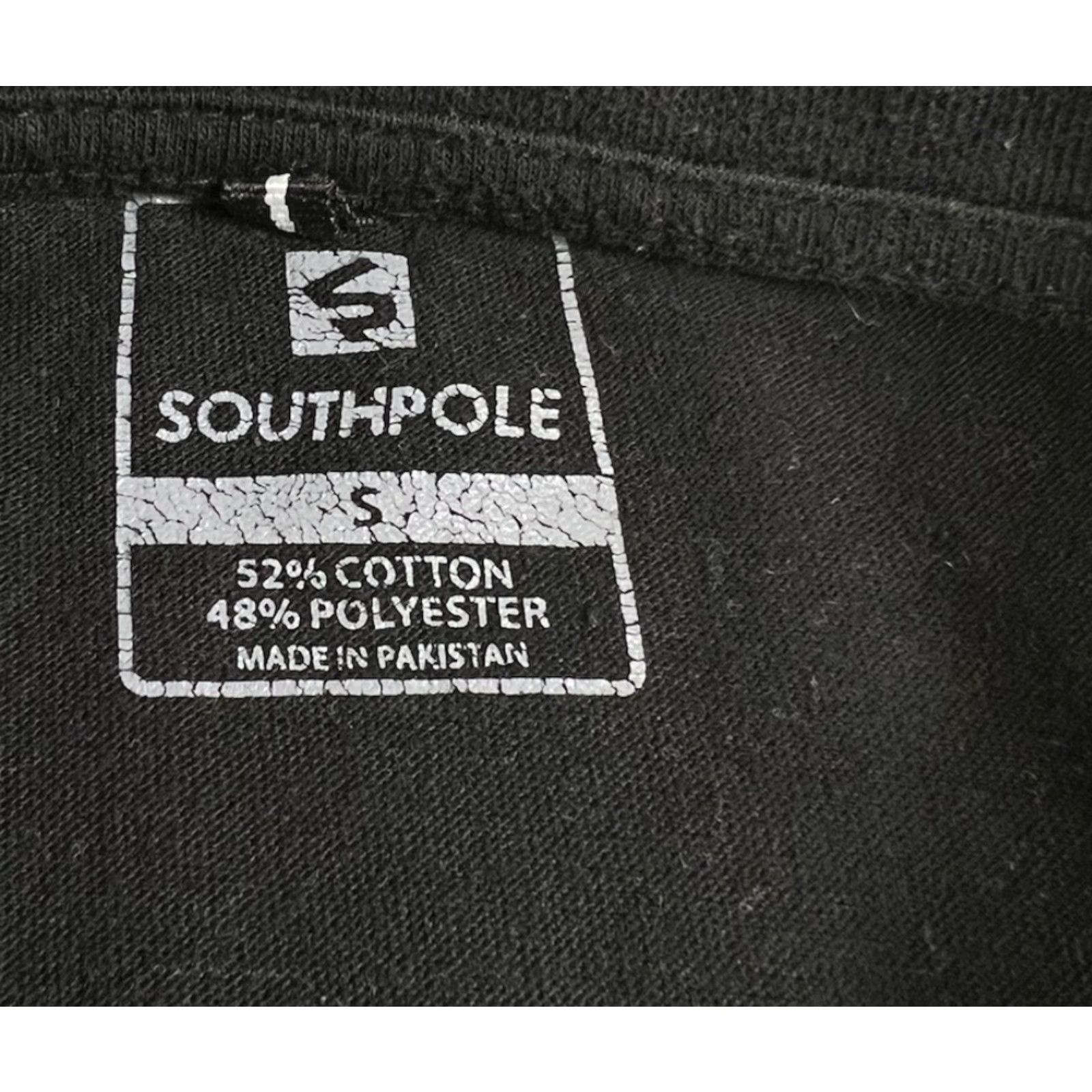 Southpole VINTAGE Mens South Pole T-Shirt Black Small Crew Neck Short Sleeve Graphic Print Grunge Hip Hop Kings of the Street Mens S Size US S / EU 44-46 / 1 - 4 Thumbnail