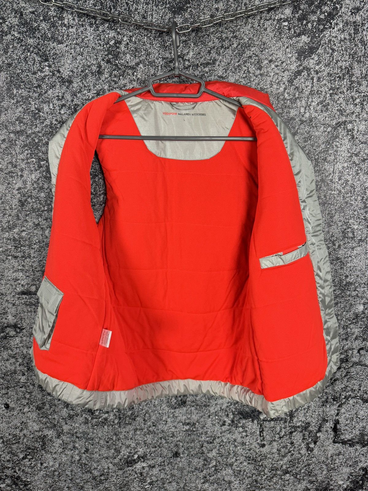 Formula 1 Mclaren Vodafone Mercedes F1 Racing Full Zip Vest Size L Size L / US 10 / IT 46 - 9 Thumbnail