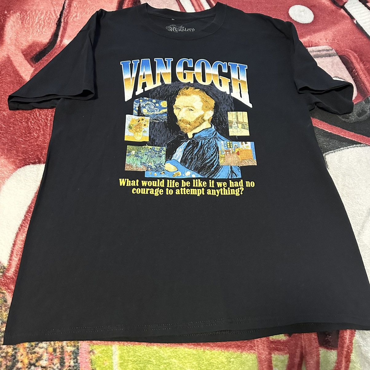 Vintage Van Gogh Graphic Tee Size US L / EU 52-54 / 3 - 2 Thumbnail