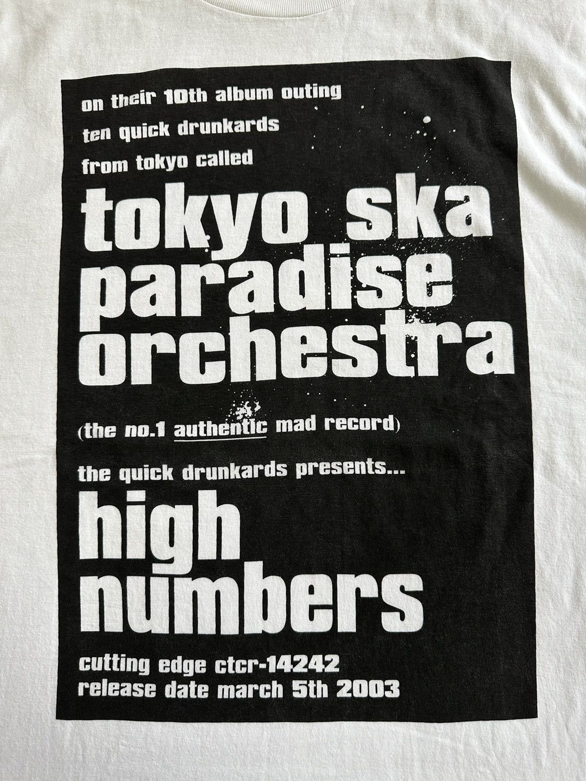 roarguns Rare 2003 Roar Tokyo Ska Paradise Orchestra promo tee Size US L / EU 52-54 / 3 - 4 Thumbnail