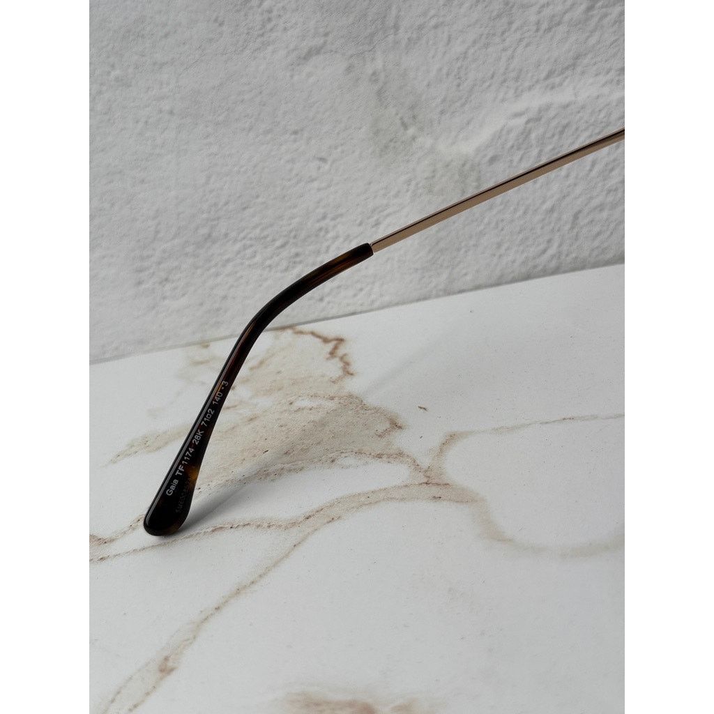 Tom Ford NEW Tom Ford FT1174 Gaia Mask Sunglasses in Rose Gold Size ONE SIZE - 6 Thumbnail