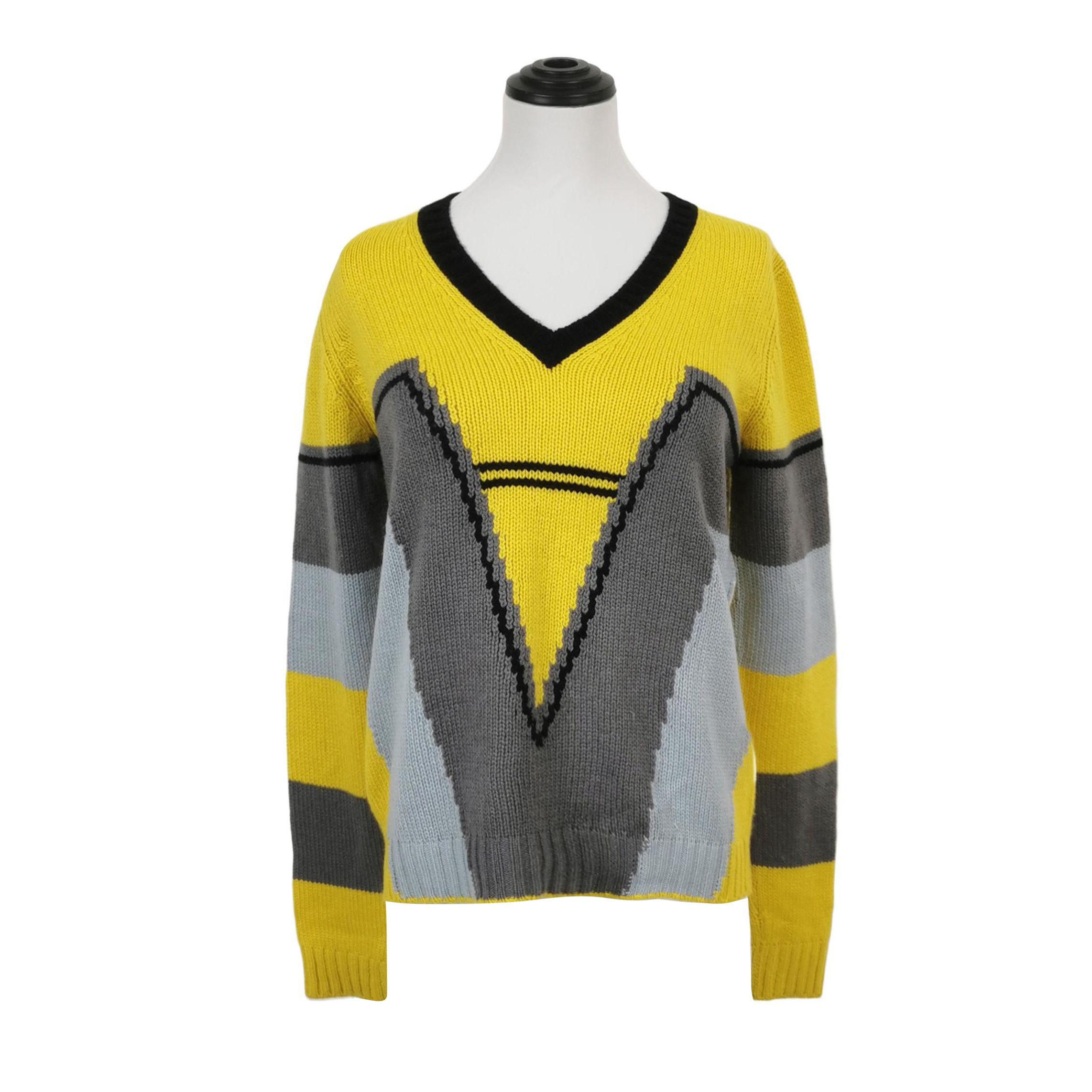 Prada Prada Cashmere V-Neck Sweater for Women - dmc Size S / US 4 / IT 40 - 1 Thumbnail