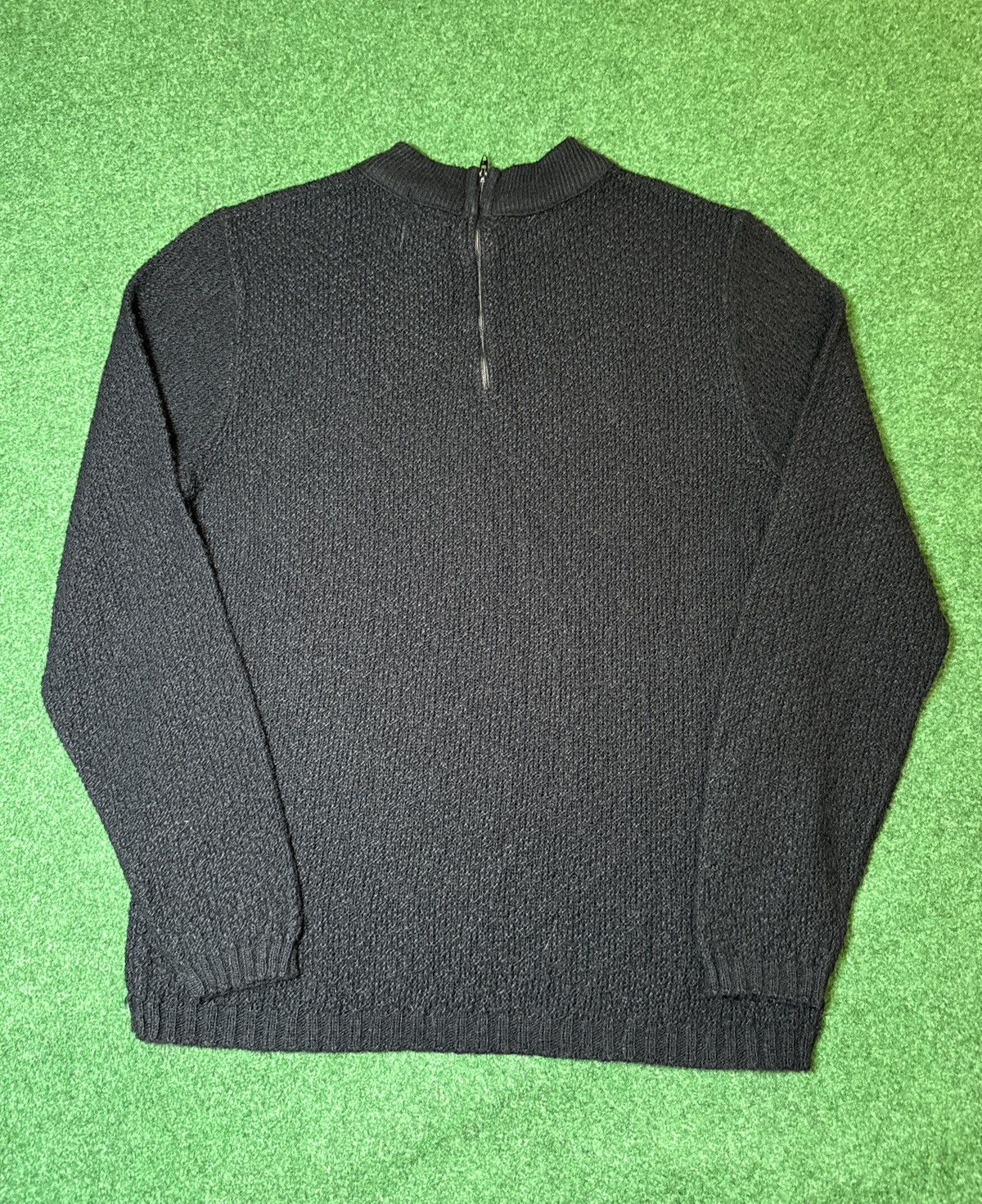 Vintage Vintage 60s 70s Saffer Knit Wear Inc Talon Black Sweater Size XS / US 0-2 / IT 36-38 - 3 Thumbnail