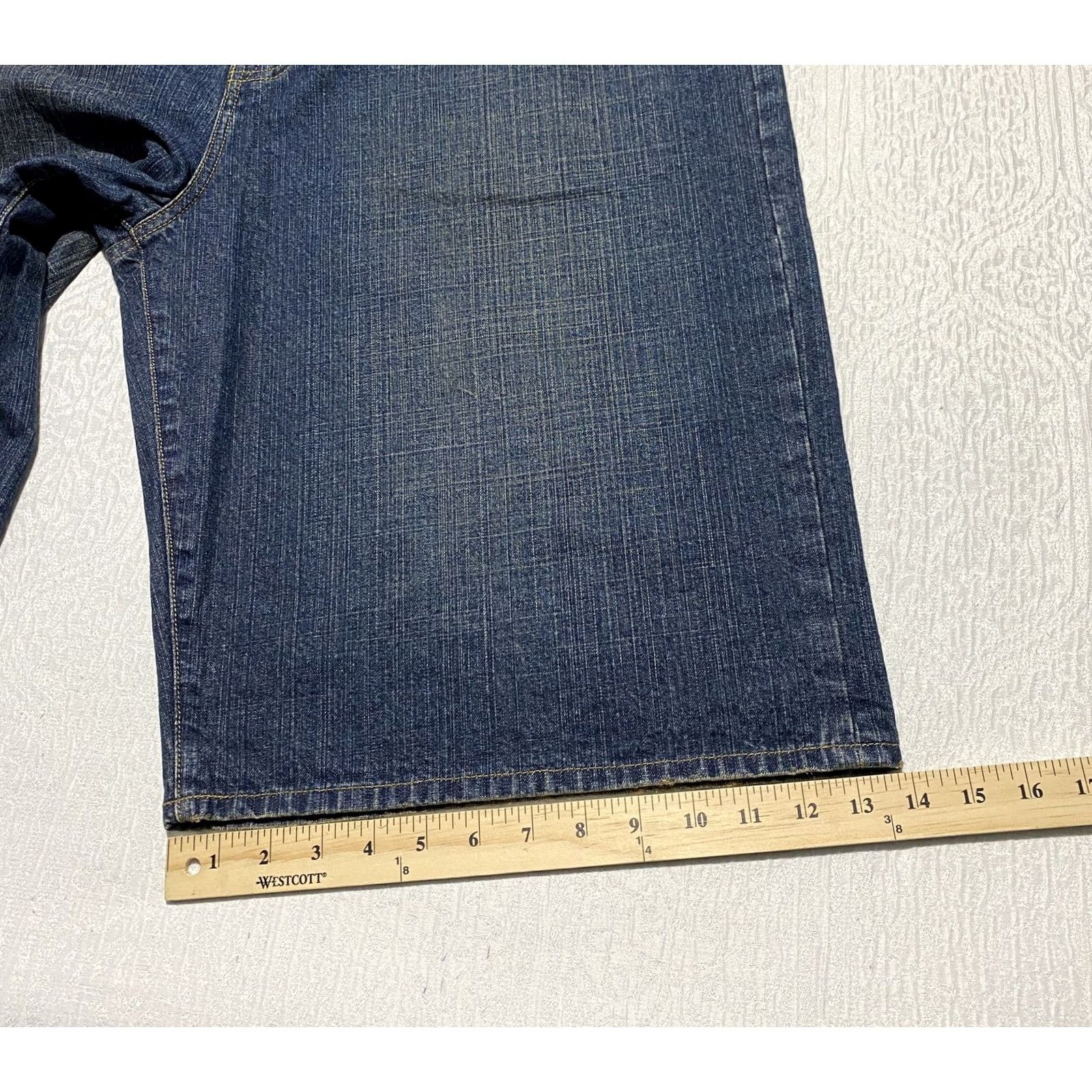Nautica Nautica Jeans Shorts Mens 42 Blue Denim Baggy Carpenter Cargo Pocket Logo 90s Vintage Style Size US 42 / EU 58 - 7 Thumbnail