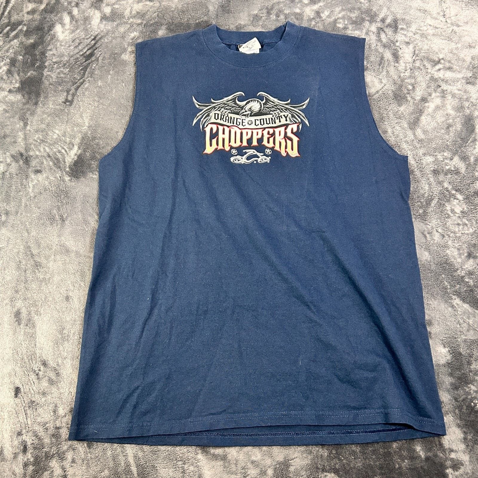 & Other Stories Orange County Choppers Y2K Biker Mens Large Navy Blue Size US L / EU 52-54 / 3 - 1 Thumbnail