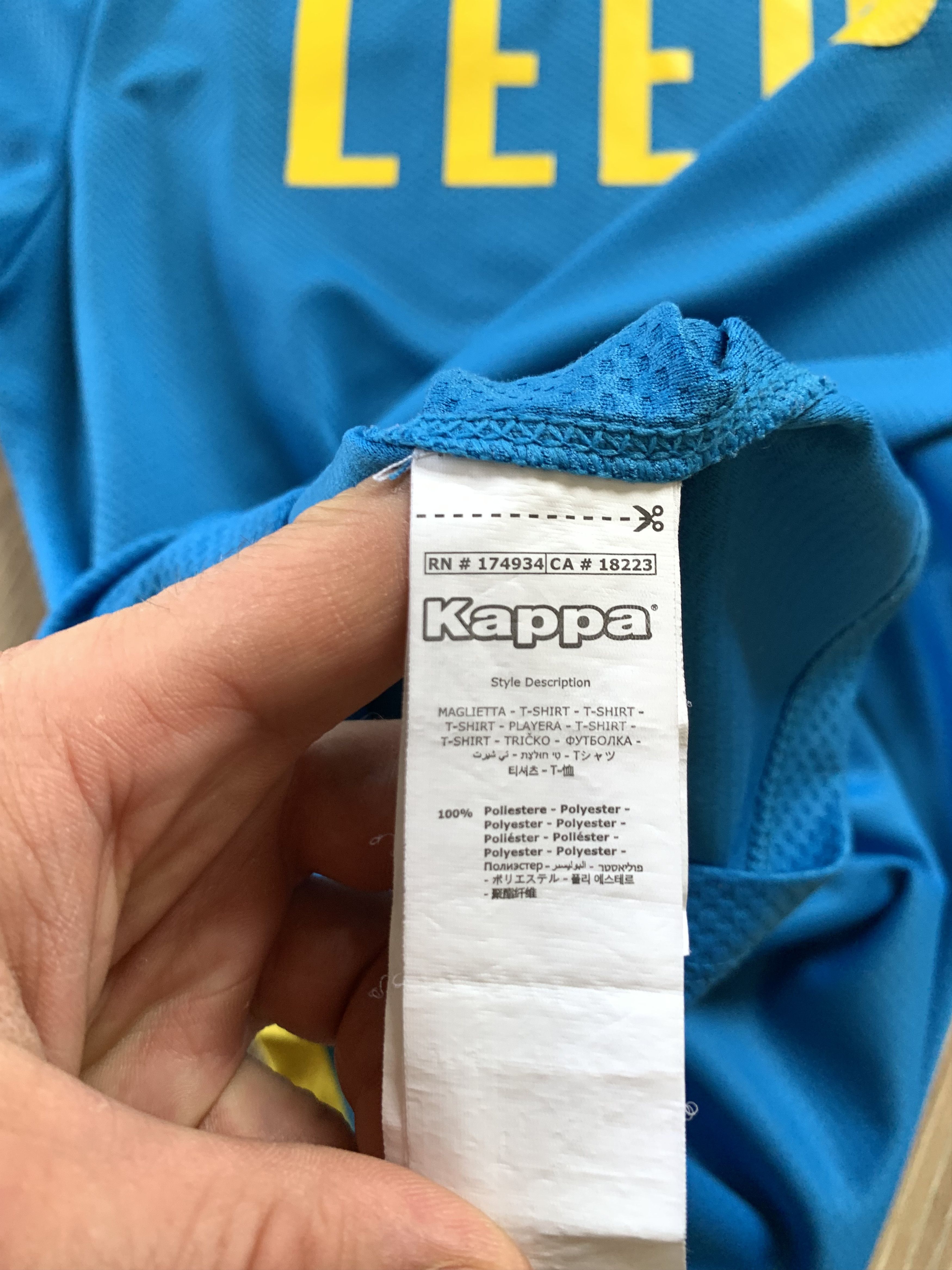Kappa Kappa Leeds United Football Jersey 2019-2020 Size US L / EU 52-54 / 3 - 11 Thumbnail