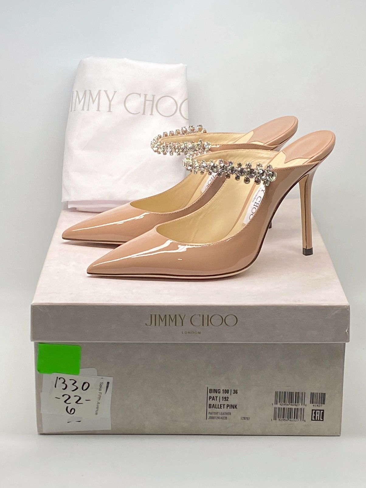Jimmy Choo Jimmy Choo Bing Embellished Patent Leather Mules size 36 Size US 6 / IT 36 - 13 Thumbnail