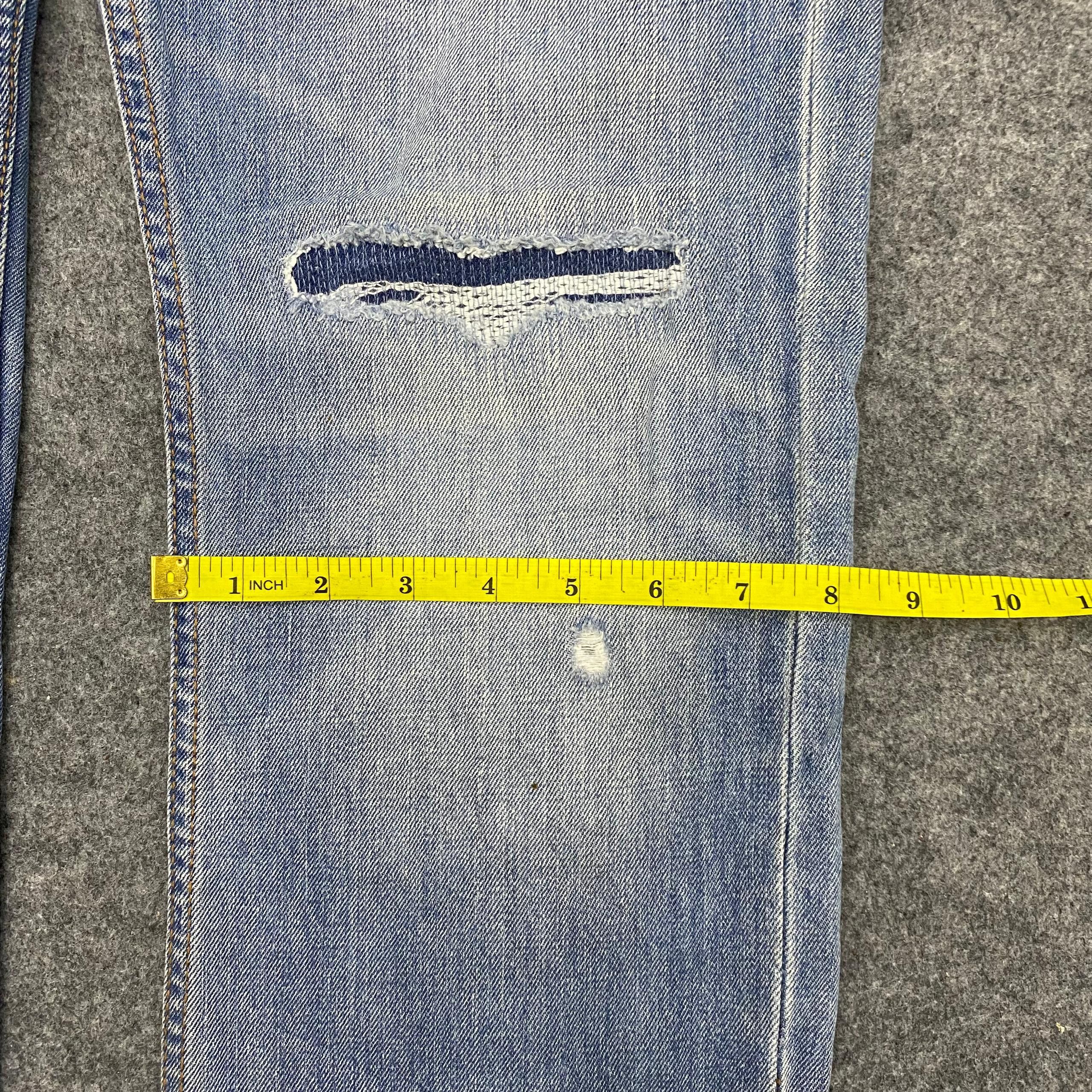 If Six Was Nine 💥Best Offer💥Old Navy Japanese Brand Patchwork Denim Size US 34 / EU 50 - 7 Thumbnail