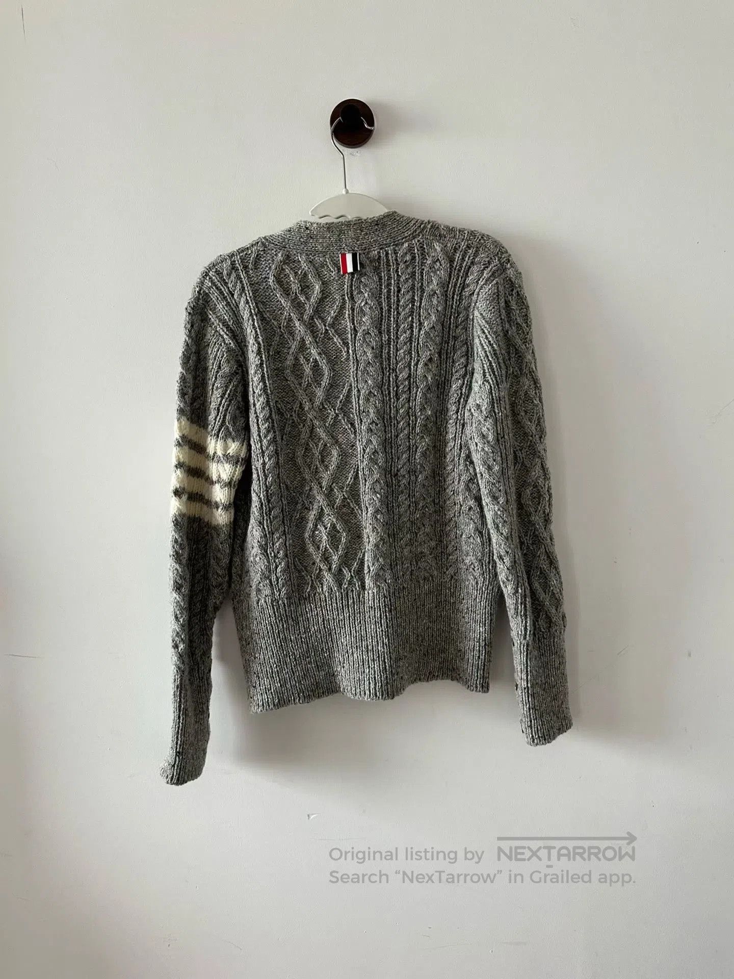 Other Thom Browne Grey Wool Cardigan| Size US S / EU 44-46 / 1 - 2 Thumbnail