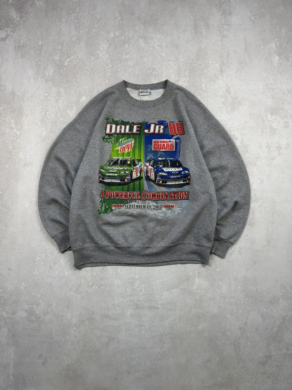 Chase Authentics Vintage Chase Authentic Dale JR 2007 Nascar Racing Sweatshir Size US XXL / EU 58 / 5 - 1 Thumbnail