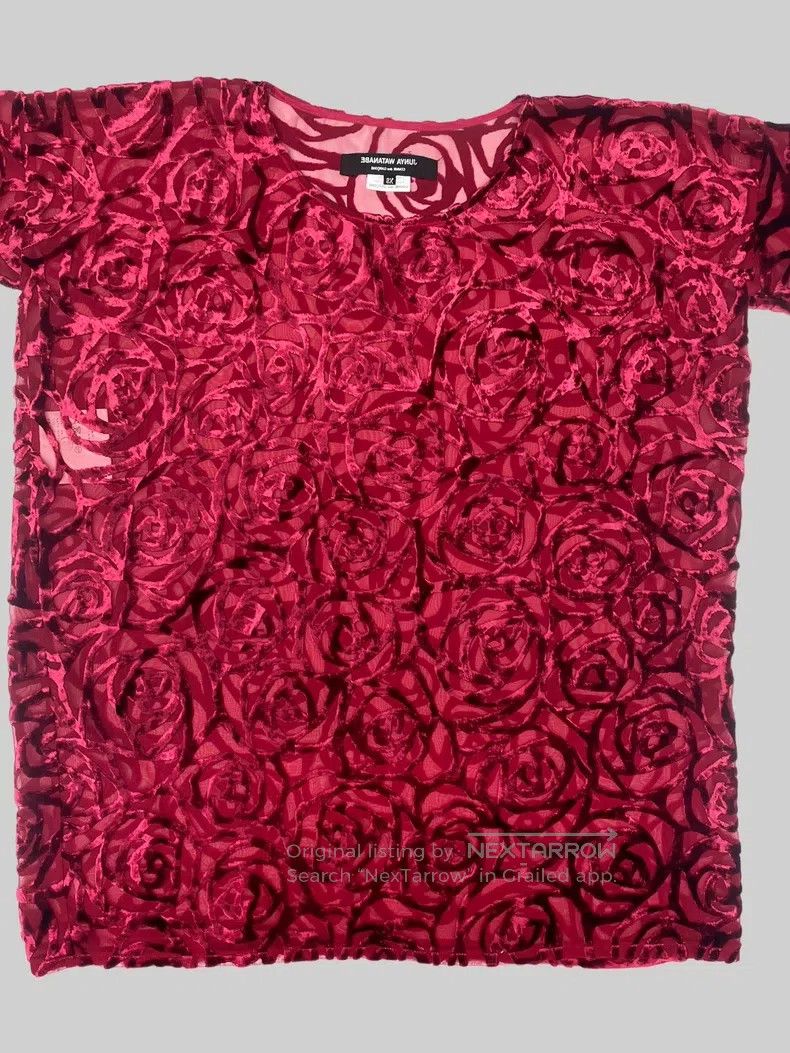 Junya Watanabe Junya Watanabe Goose down lace rose blouse Size XS / US 0-2 / IT 36-38 - 6 Thumbnail