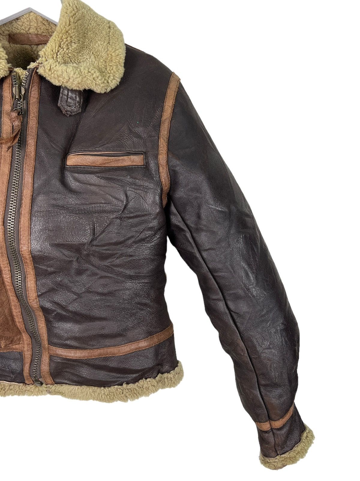 45rpm 🔥 ARCHIVES 45rpm KIRO HIRATA CROP LEATHER SHEARLING JACKET Size US S / EU 44-46 / 1 - 7 Thumbnail