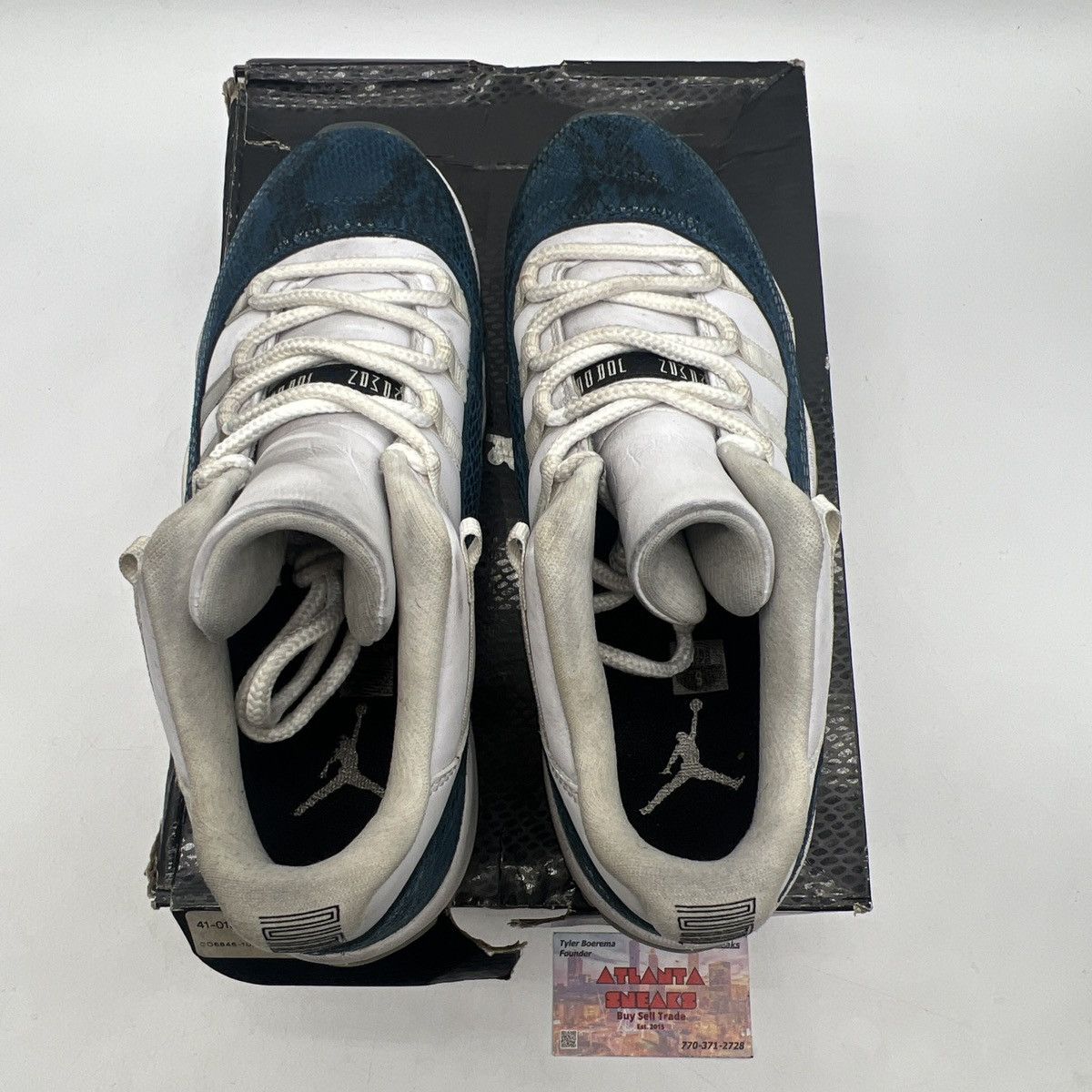 Jordan Brand Air Jordan 11 Low navy snakeskin Size US 9 / EU 42 - 7 Thumbnail