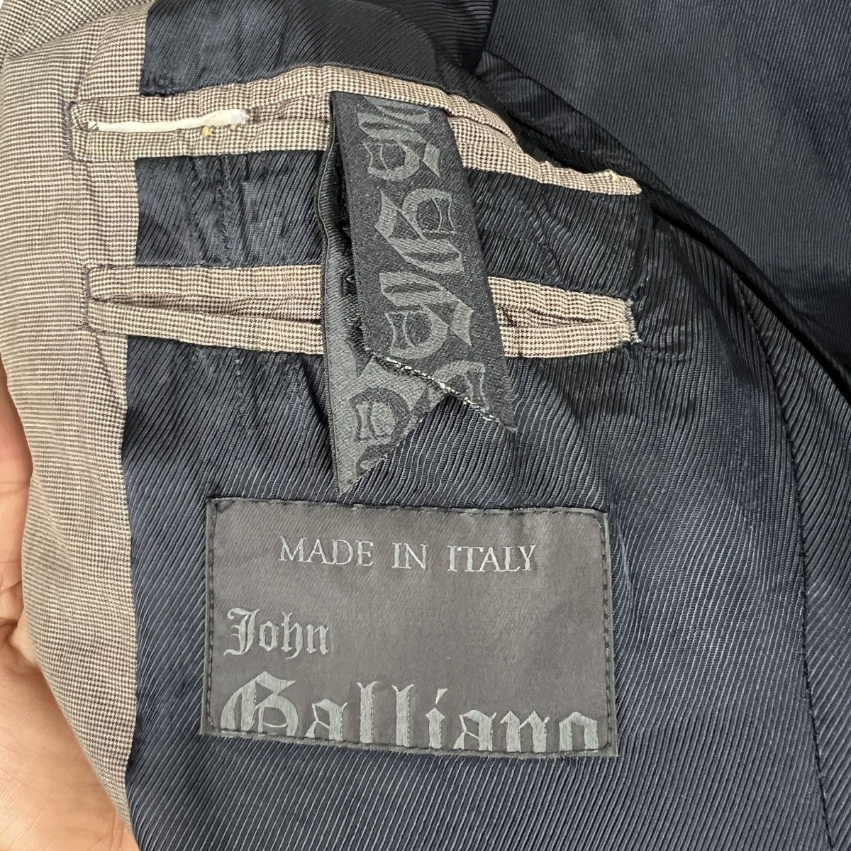 John Galliano Trashed Blazer John Galliano Made In Italy - Size 44 Size US S / EU 44-46 / 1 - 13 Thumbnail