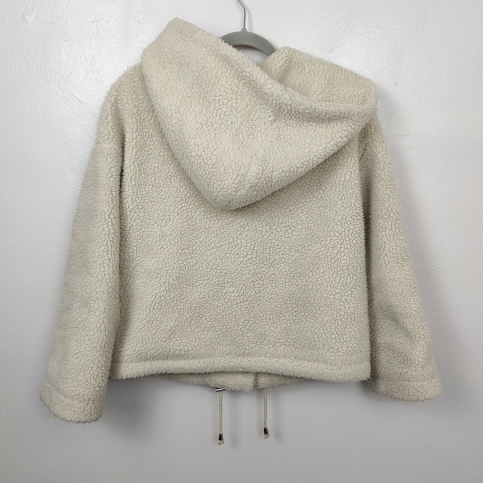 ba&sh ba&sh Sherpa Jacket Womens 1 Small Jojo Lady Coat Beige Size S / US 4 / IT 40 - 5 Thumbnail