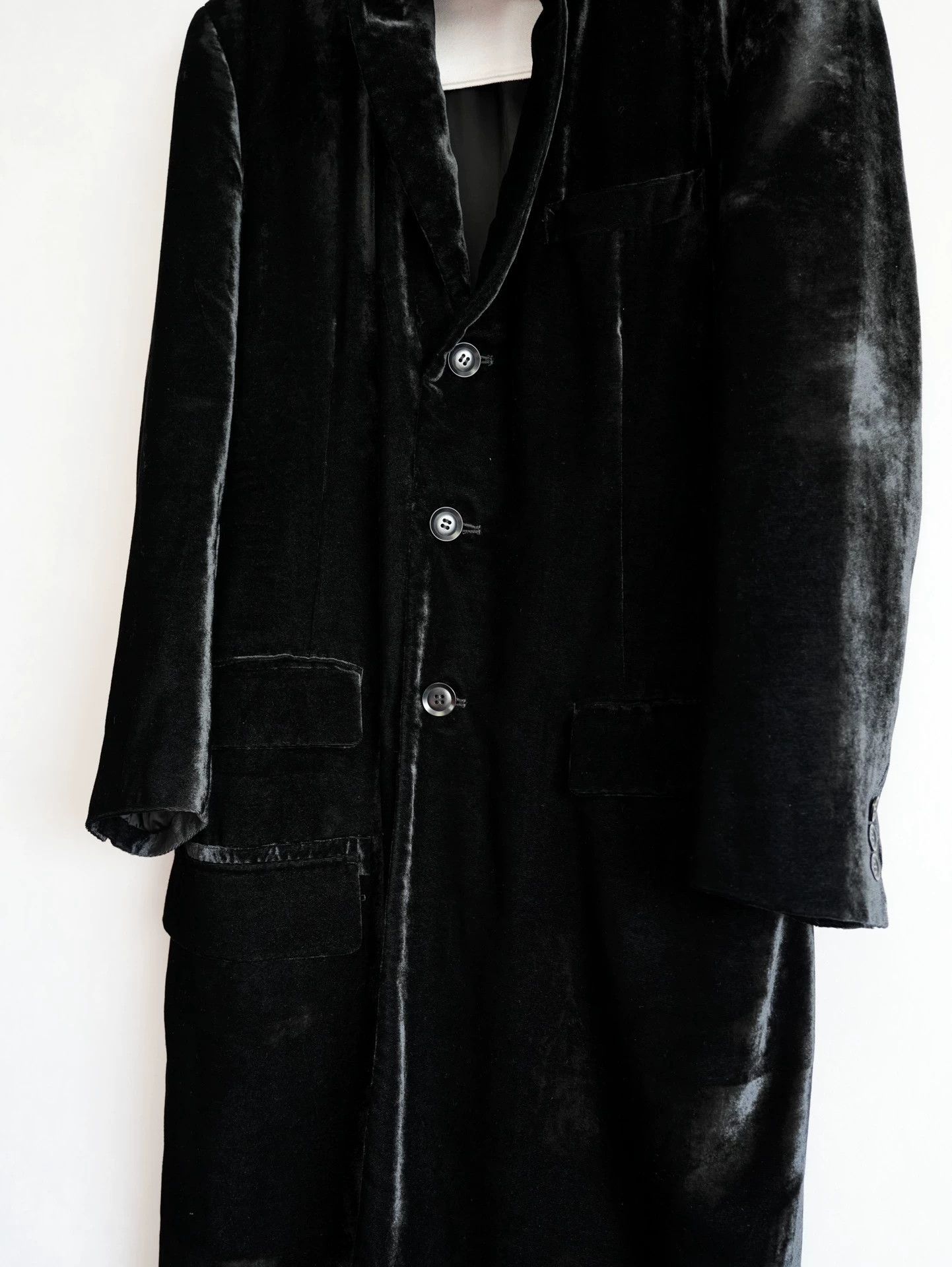 Yohji Yamamoto Yohji Yamamoto 18AW Velvet Dr.jkt White Size US L / EU 52-54 / 3 - 6 Thumbnail