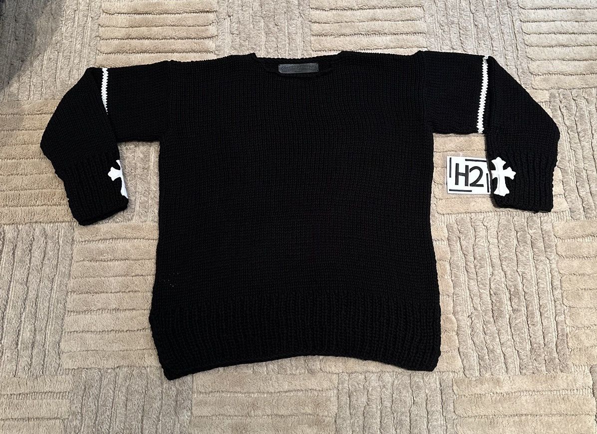 Chrome Hearts Chrome hearts rare 1/3 cashmere 2023 sweater Size US XL / EU 56 / 4 - 12 Thumbnail