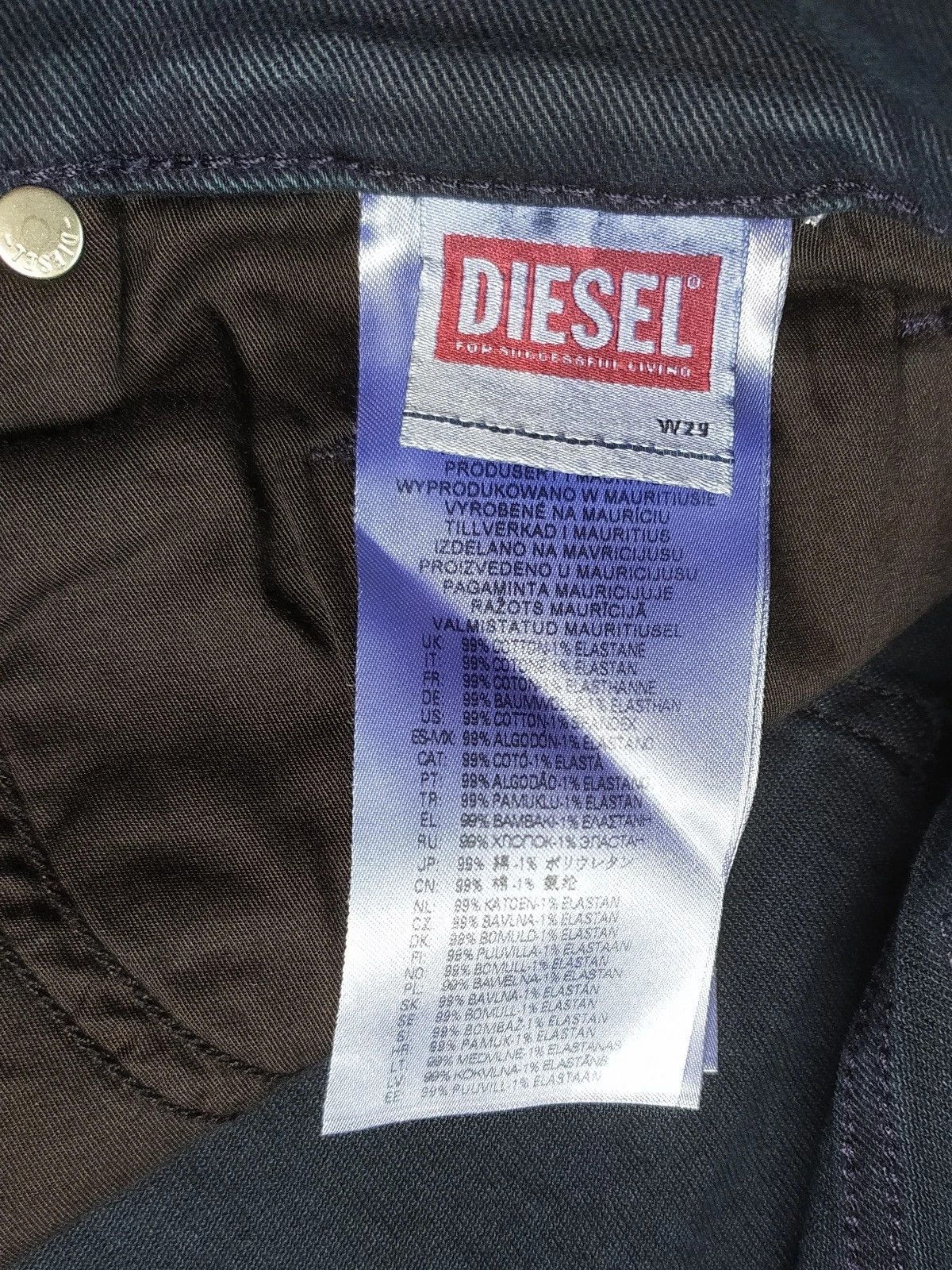 Diesel Diesel 2019 D-STRUKT L.34 MENS JEANS SLTP/9701 Size US 29 - 8 Thumbnail