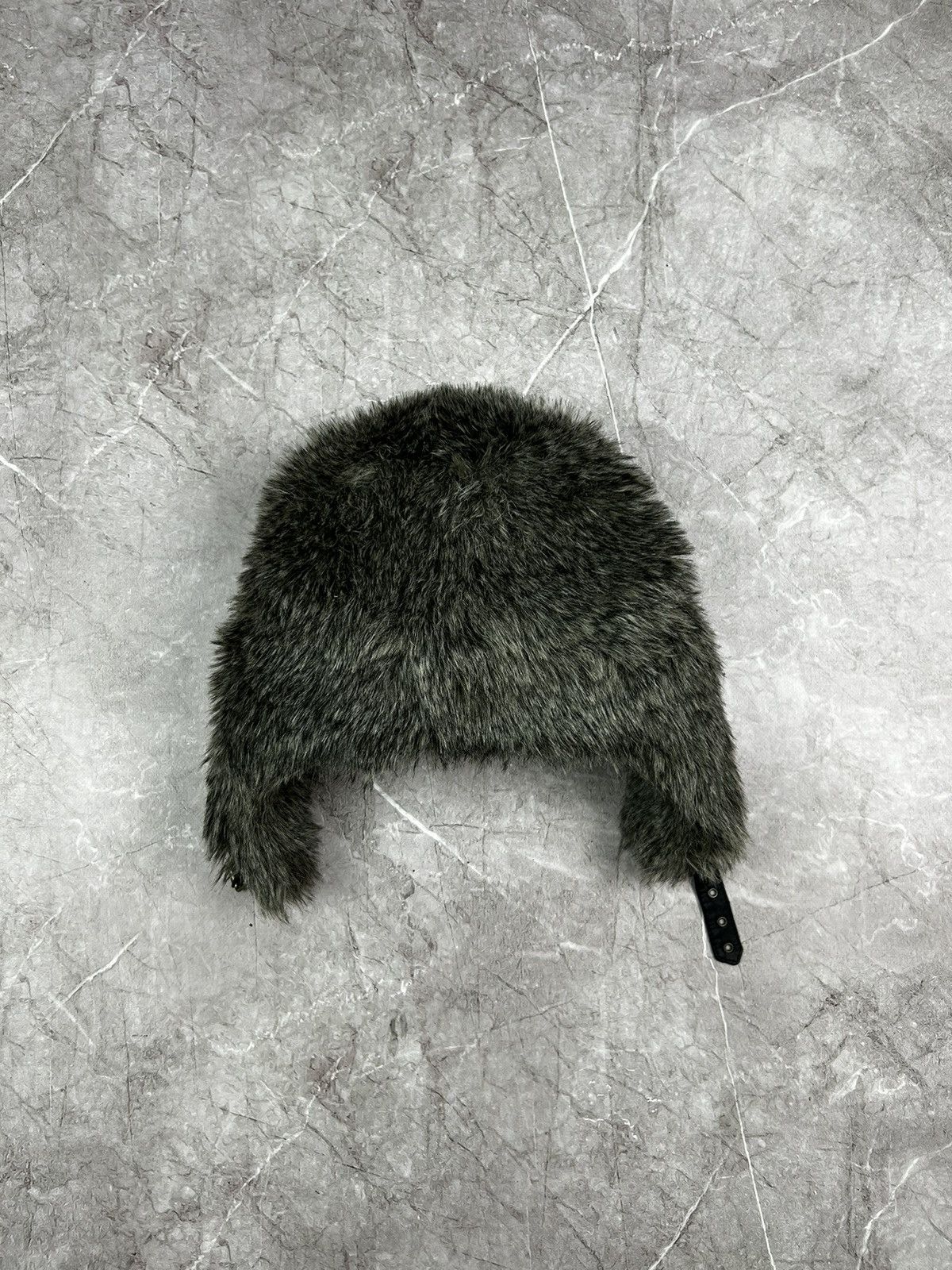 Japanese Brand 90s Japanese Fur Faux Fuzzy Trapper Mohair Ushanka Hat Y2K Size ONE SIZE - 6 Thumbnail