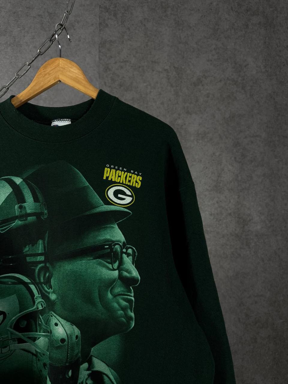 NFL Green Bay Packers 1997 NFL vintage made in USA sweatshirt Size US XL / EU 56 / 4 - 2 Thumbnail