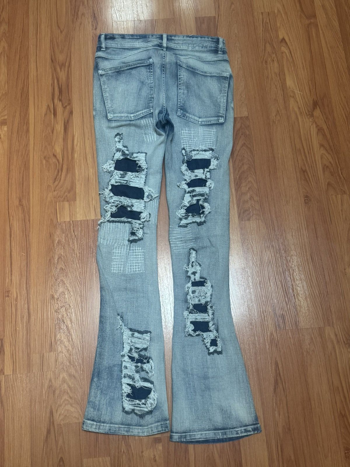 Other Blue Skinny denim with flared bottoms Size US 30 / EU 46 - 2 Thumbnail