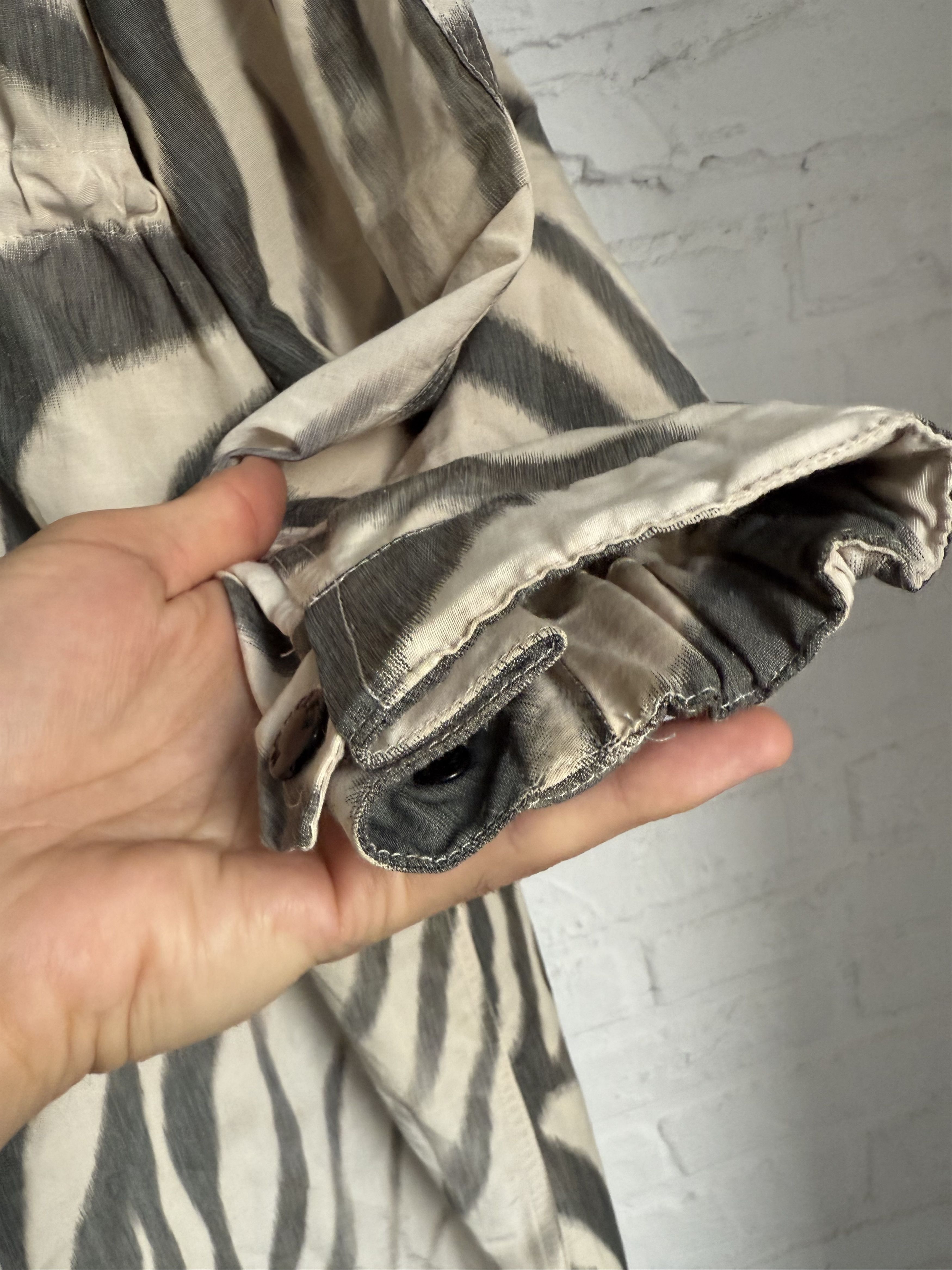 Moncler Moncler Achird Zebra Print linen blend Parka Coat Size ONE SIZE - 21 Thumbnail