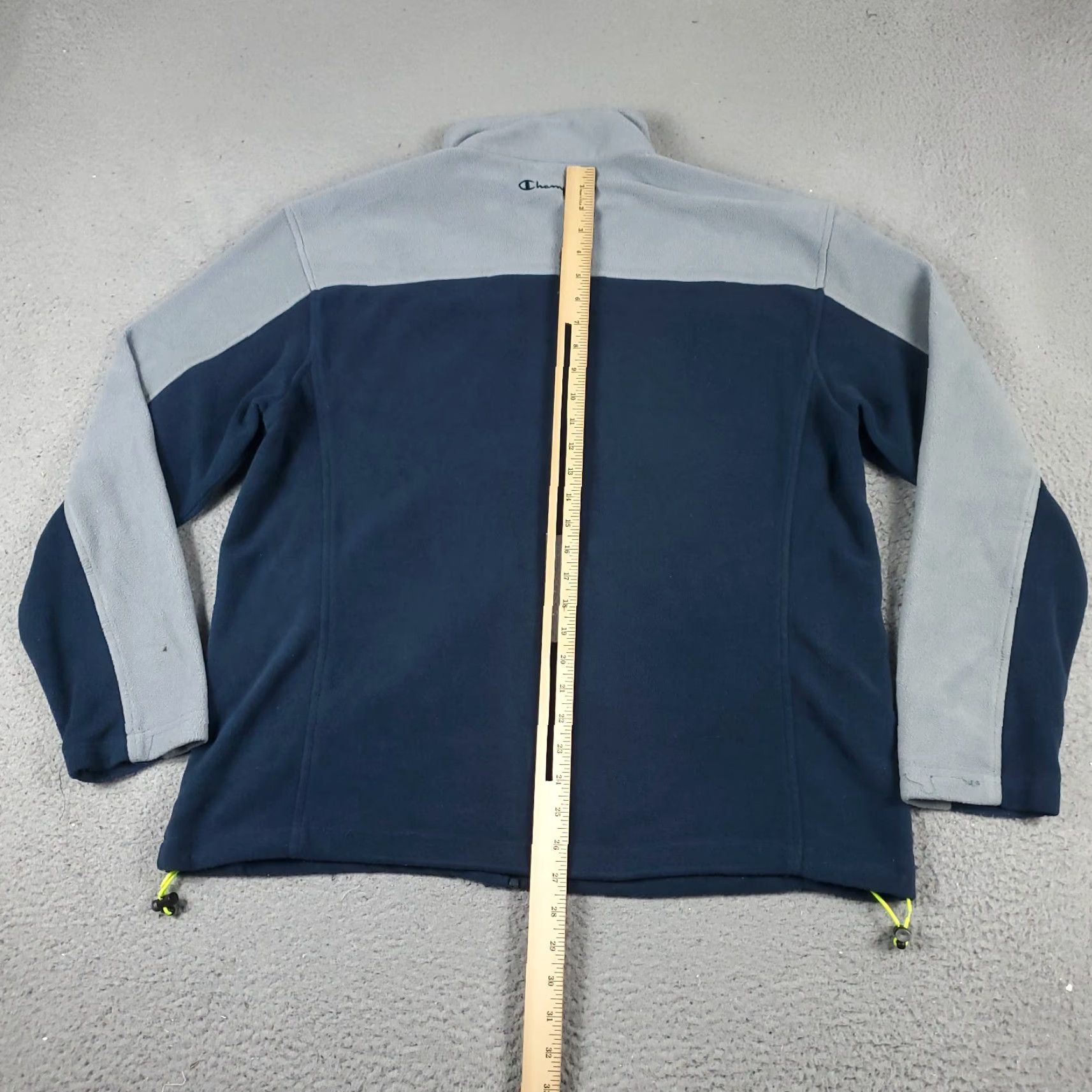 Champion Champion Jacket Mens Large Blue Fleece Full Zip Up Winter Sweater Size US L / EU 52-54 / 3 - 7 Thumbnail