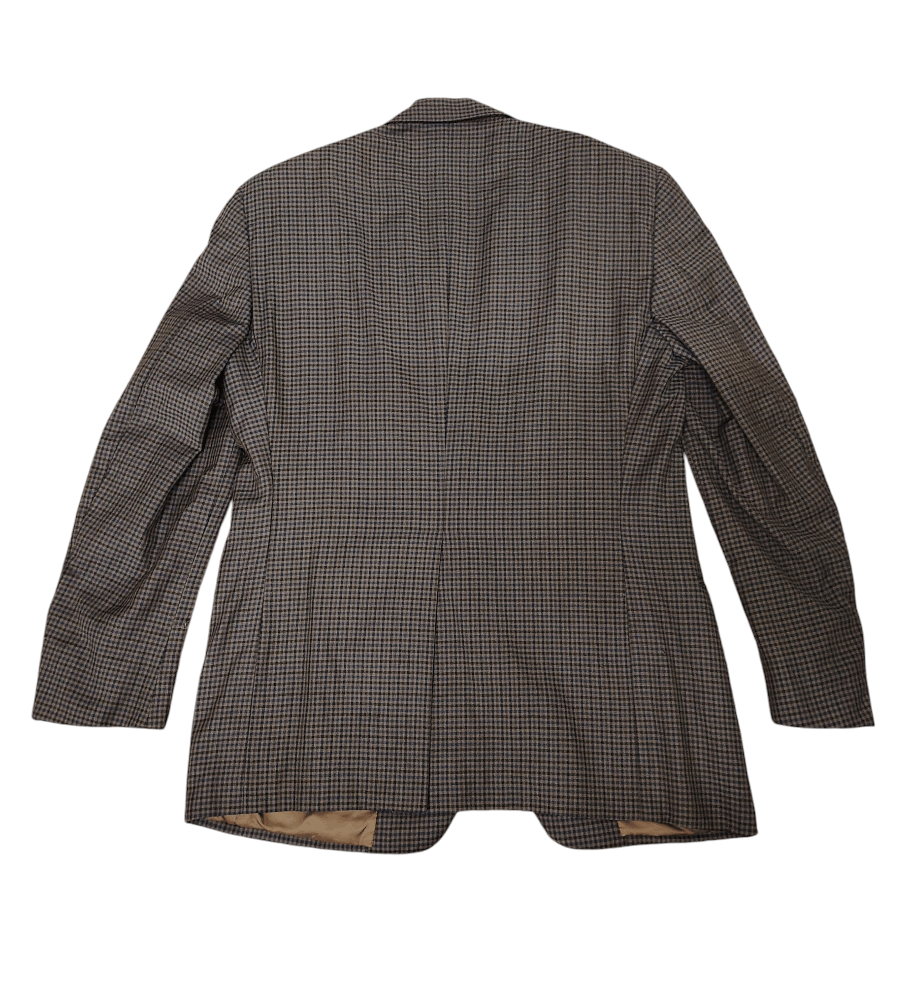 Alfred Dunhill Dunhill Wool Plaid Super 100's Fine Worsted Coat Blazer Size US M / EU 48-50 / 2 - 2 Thumbnail