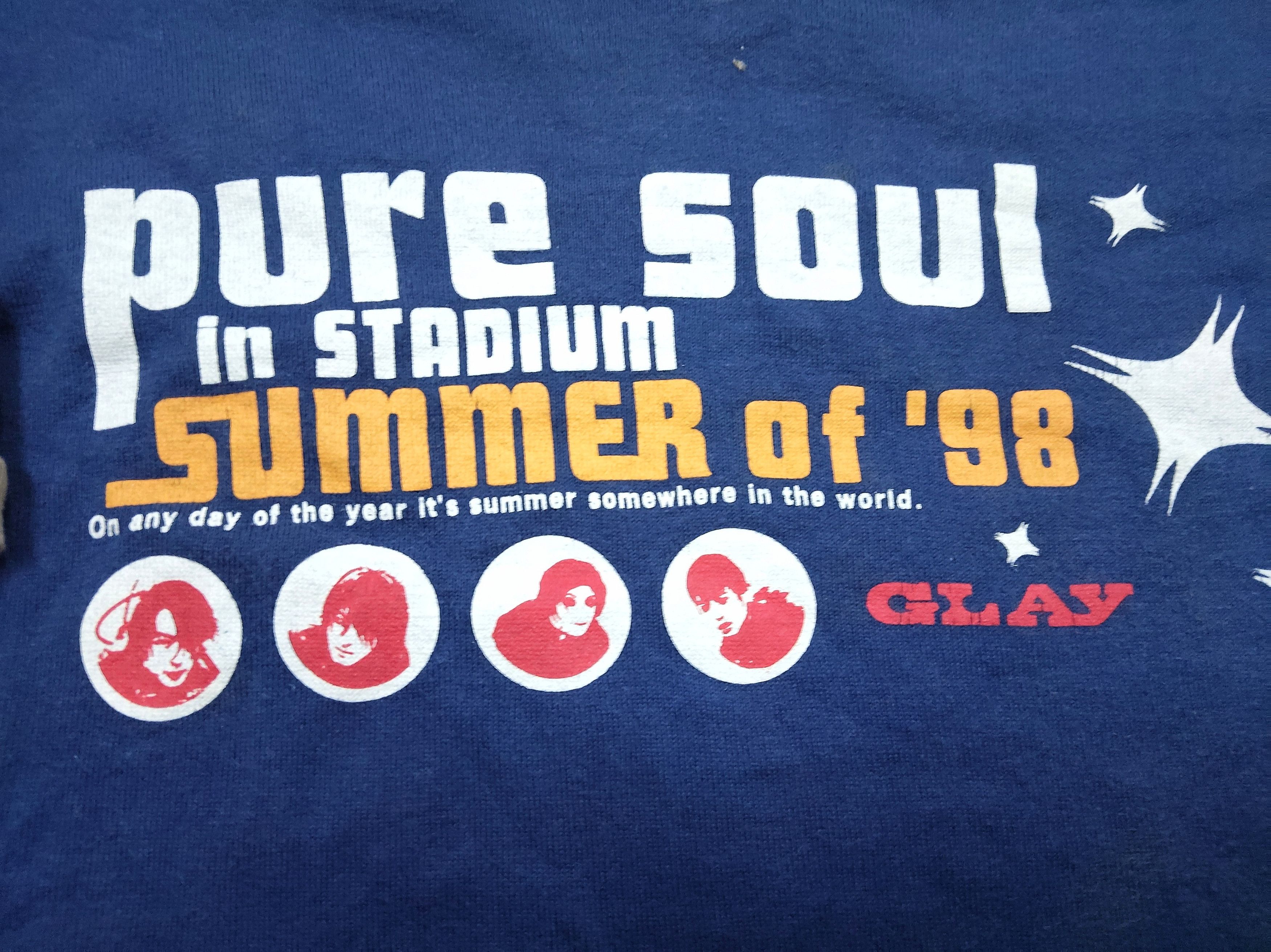 Band Tees vintage 1998 GLAY japan rock band tour t shirt Size US S / EU 44-46 / 1 - 6 Thumbnail