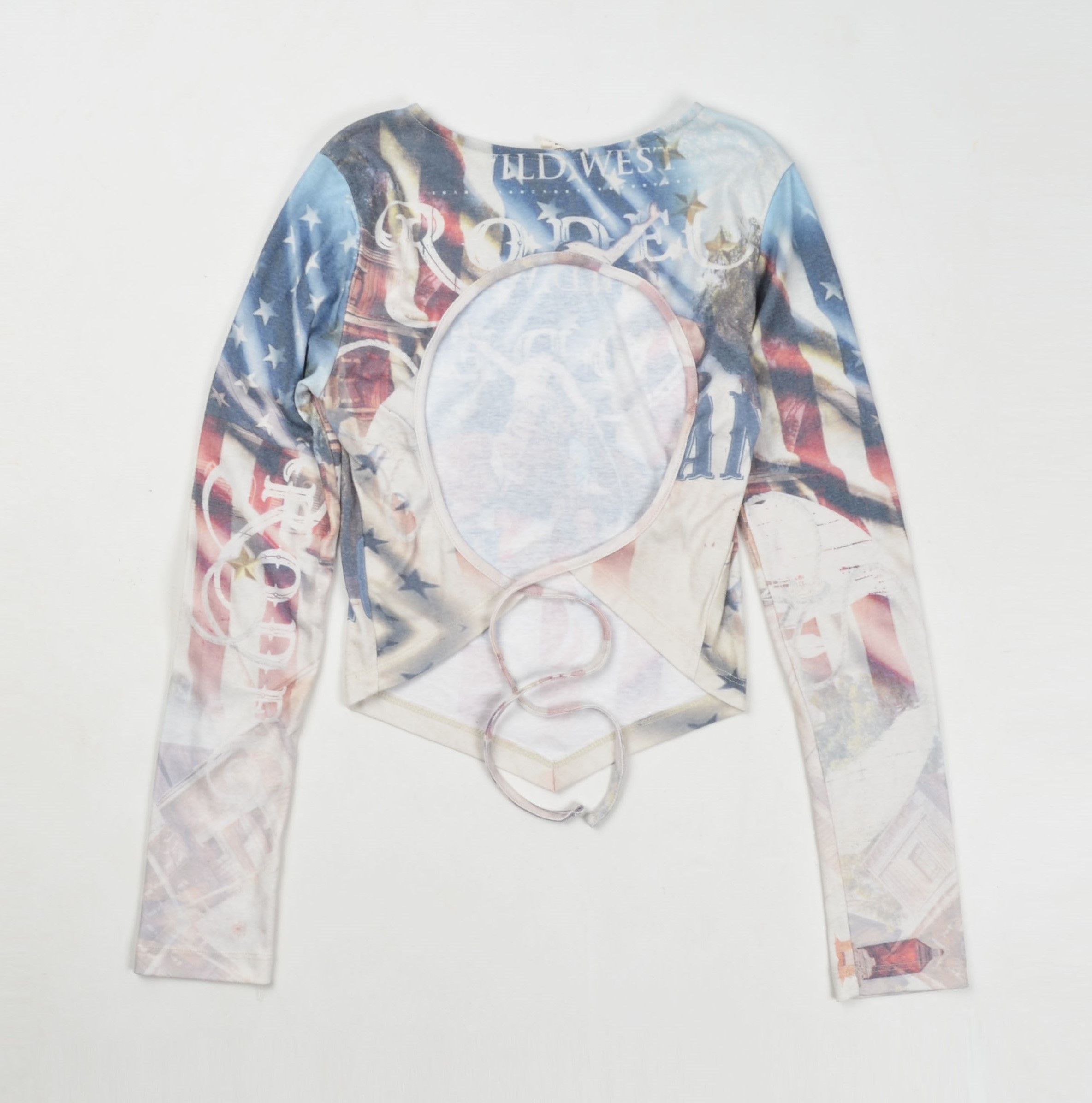 Urban Outfitters Urban Outfitters Wild West Rodeo Allover Print Open Back Top Size M / US 6-8 / IT 42-44 - 11 Thumbnail