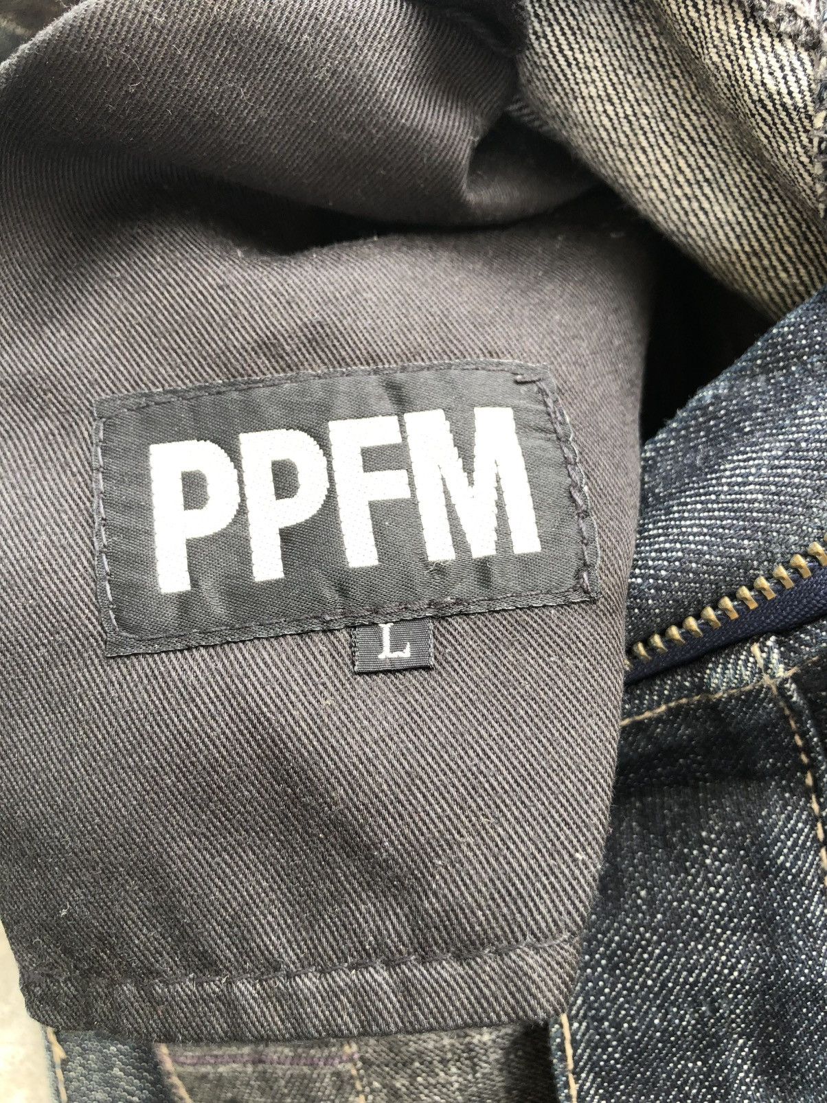 PPFM Japanese PPFM Double Knee Biker Distressed Denim Size US 32 / EU 48 - 19 Thumbnail