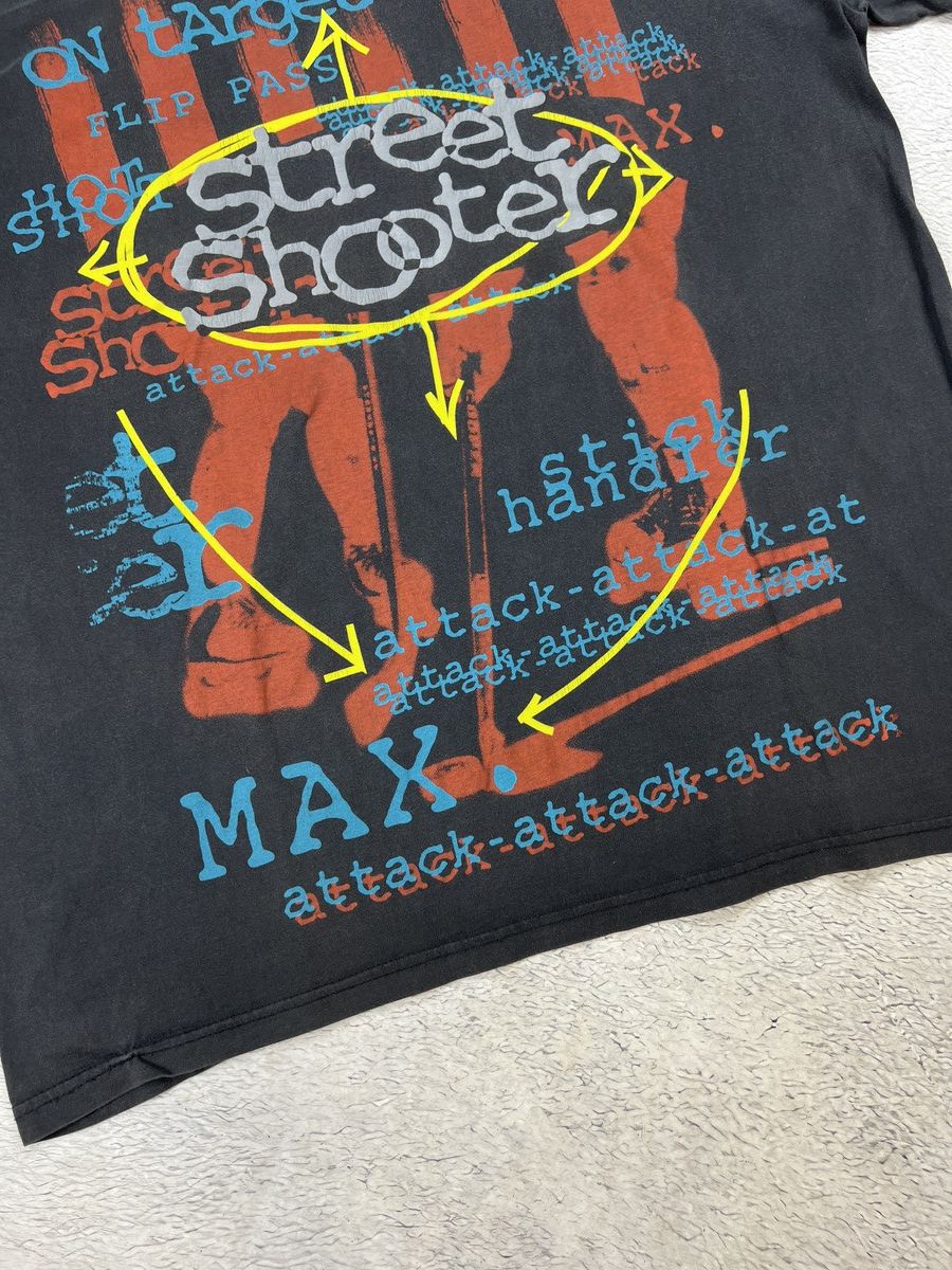 Band Tees × Vintage Vintage 1992 STREET SHOOTER Faded Y2K tee Size US XL / EU 56 / 4 - 5 Thumbnail