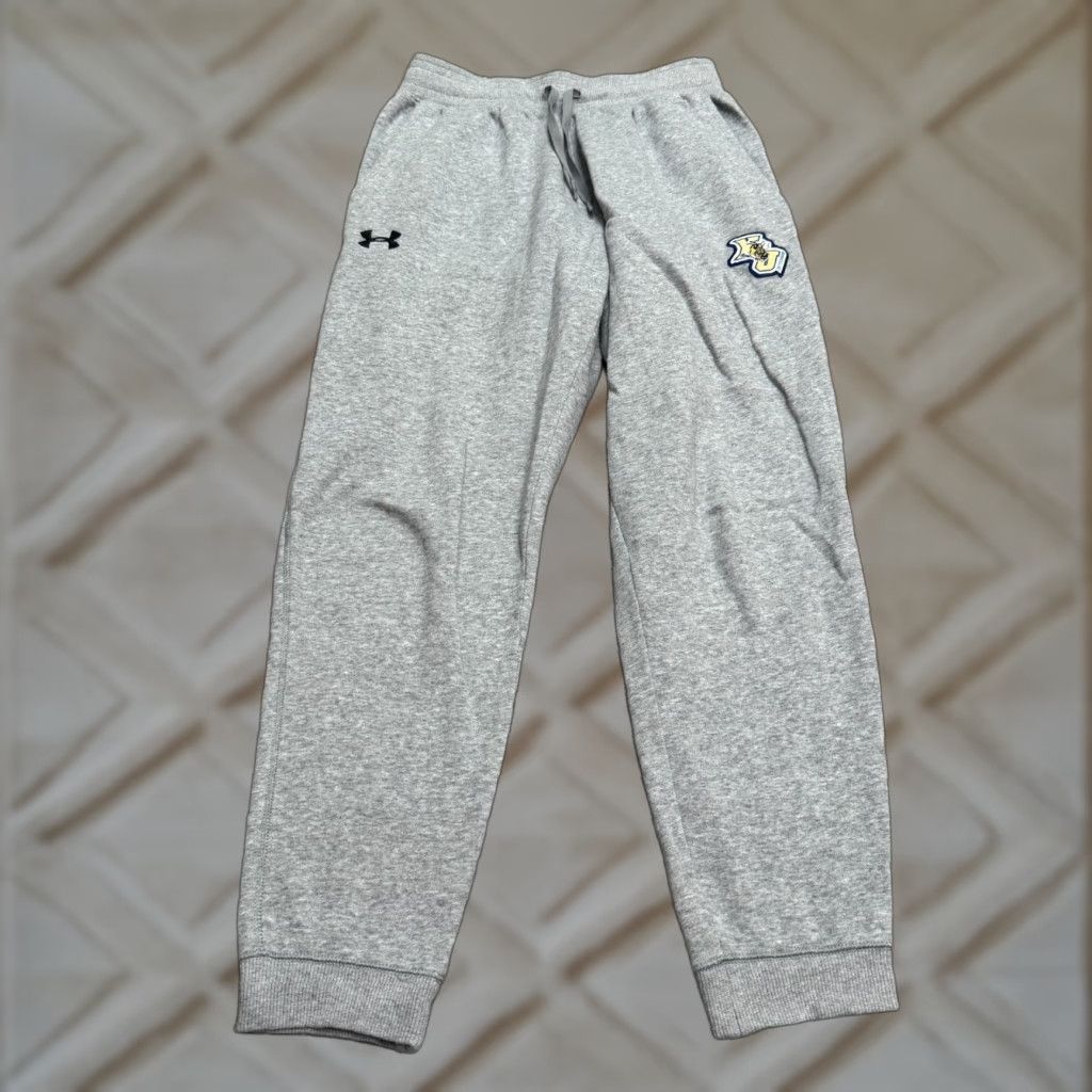 Under Armour Under Armour Hustle Fleece Jogger Pants Mens M Gray Athletic Jogger - Pants - Regular - 29in Inseam - Grey/Gray - CrossFit, Gym & Training - Mens Size US 31 - 1 Thumbnail