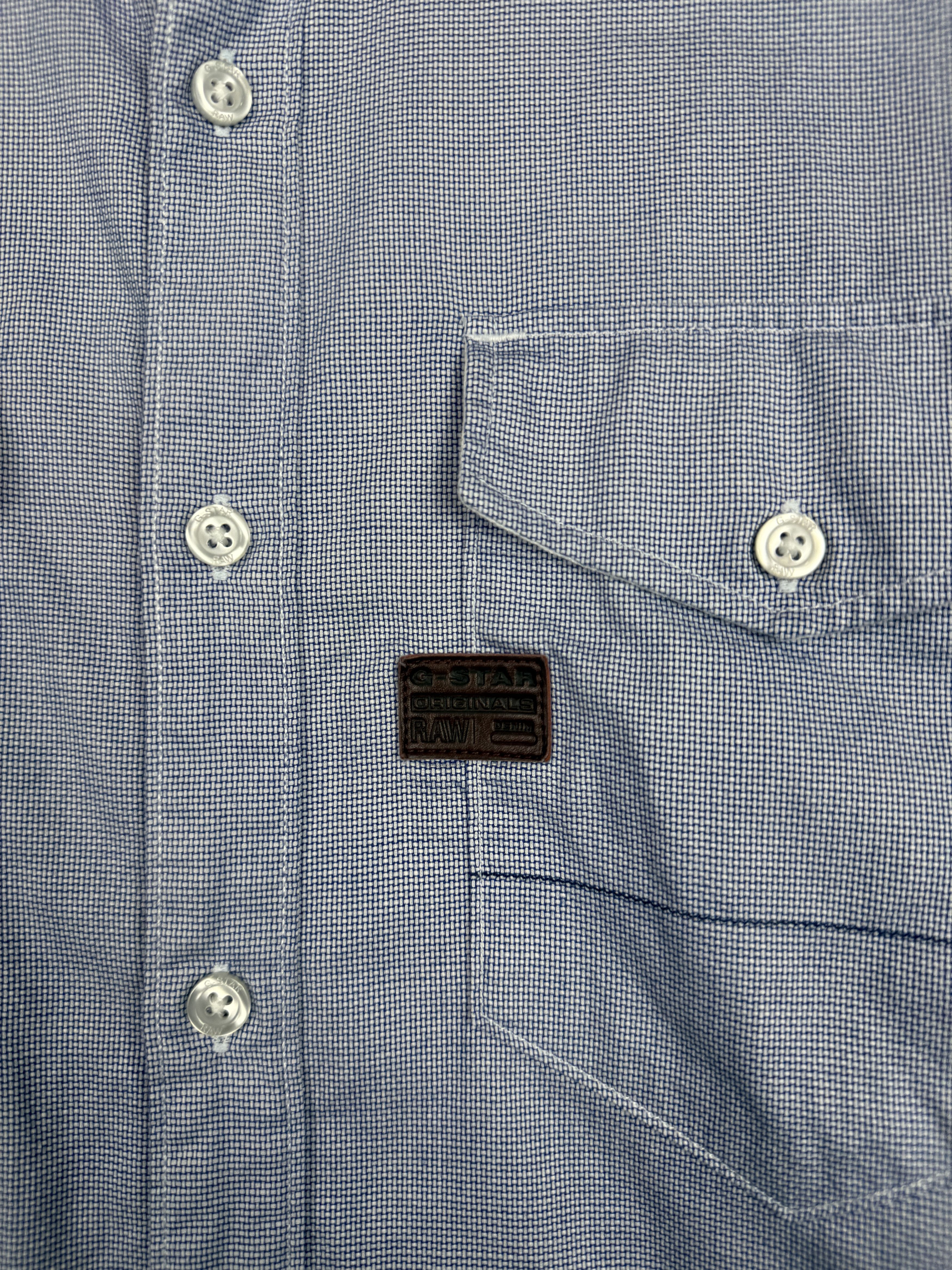 G-Star G-star Raw Shirt RCO Arizona Stockton Blue Check Long Sleeve Size US XXL / EU 58 / 5 - 3 Thumbnail
