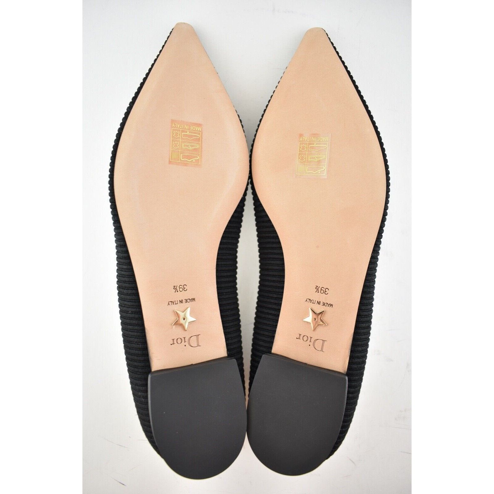 Dior J'adior Ribbon Logo Embroidered Ballet Ballerina Flat 39.5 Size US 9.5 / IT 39.5 - 12 Thumbnail