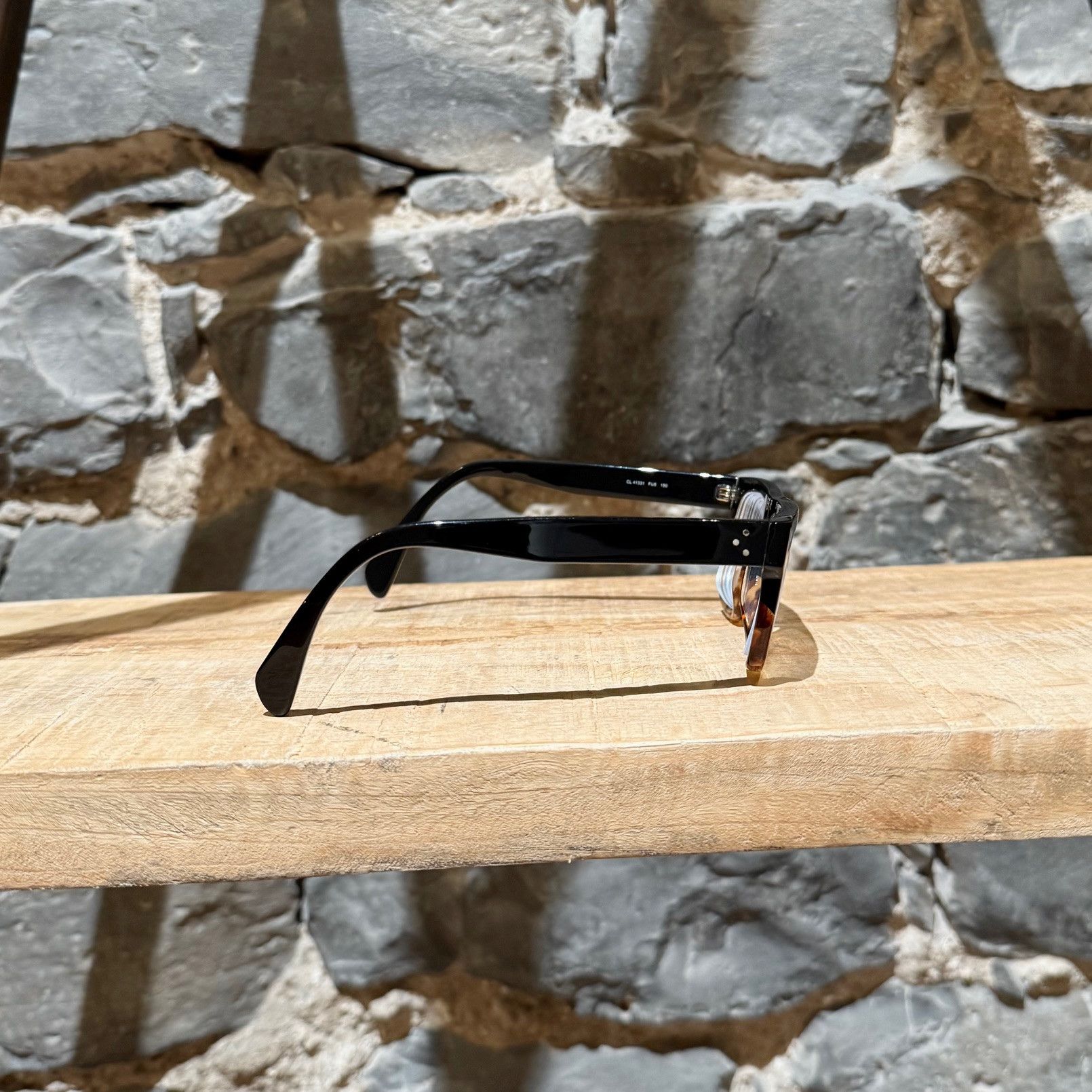 Celine Céline CL41331 Black Tortoiseshell Square Optical Glasses Size ONE SIZE - 6 Thumbnail