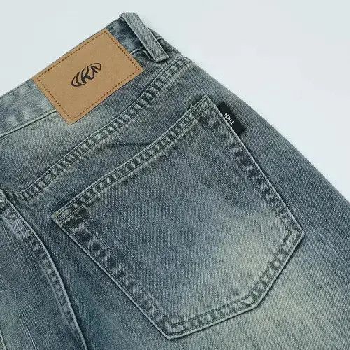 Jean fade flared grunge punk distressed jeans Size US 28 / EU 44 - 2 Thumbnail