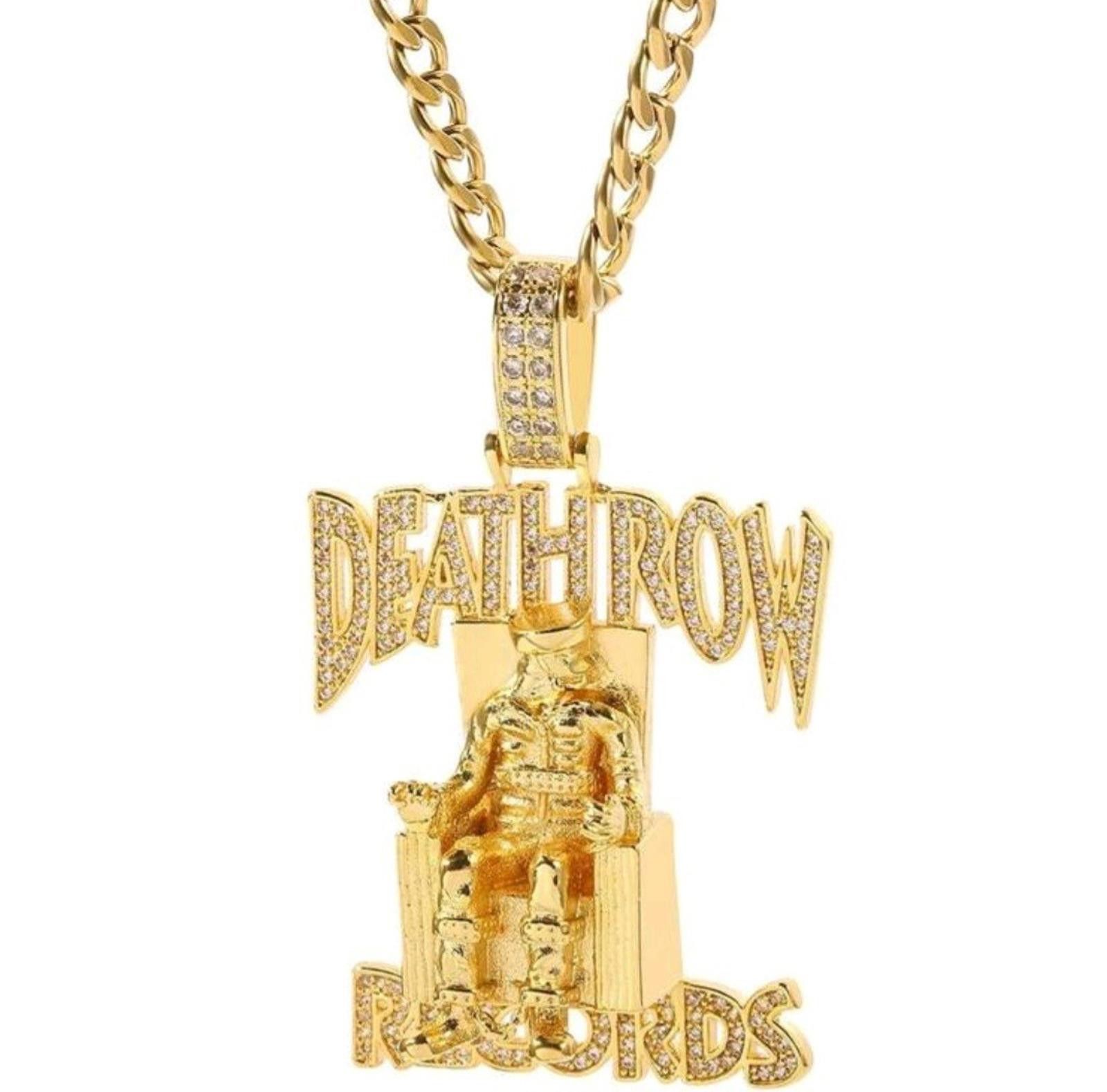 The Unbranded Brand Death Row Records (Chain)-(Gold)-(New)-(Zirconia)-$33.00 Size ONE SIZE - 1 Thumbnail
