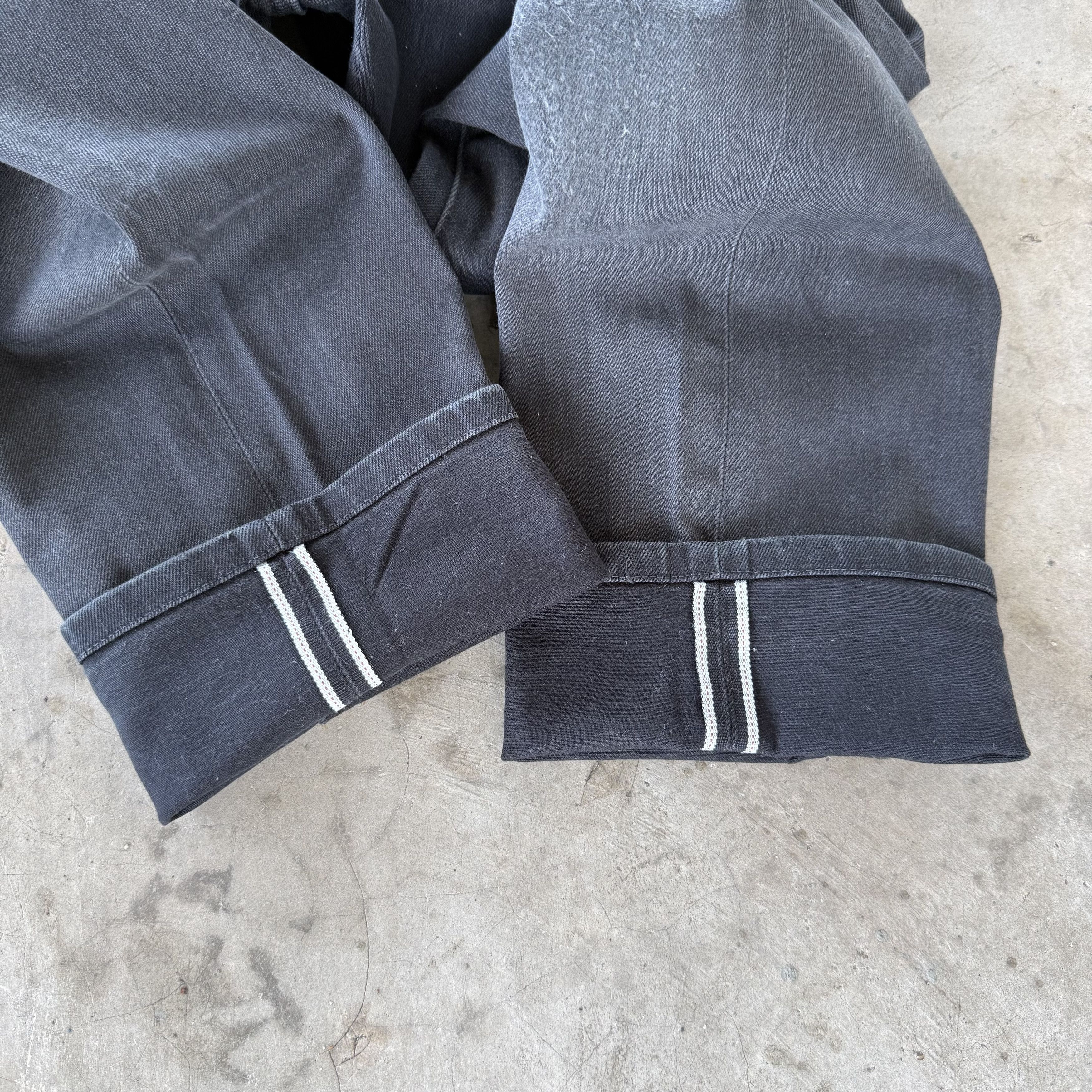 Jean W36x28 Vintage Selvedge Denim Black Jean Size US 36 / EU 52 - 14 Thumbnail
