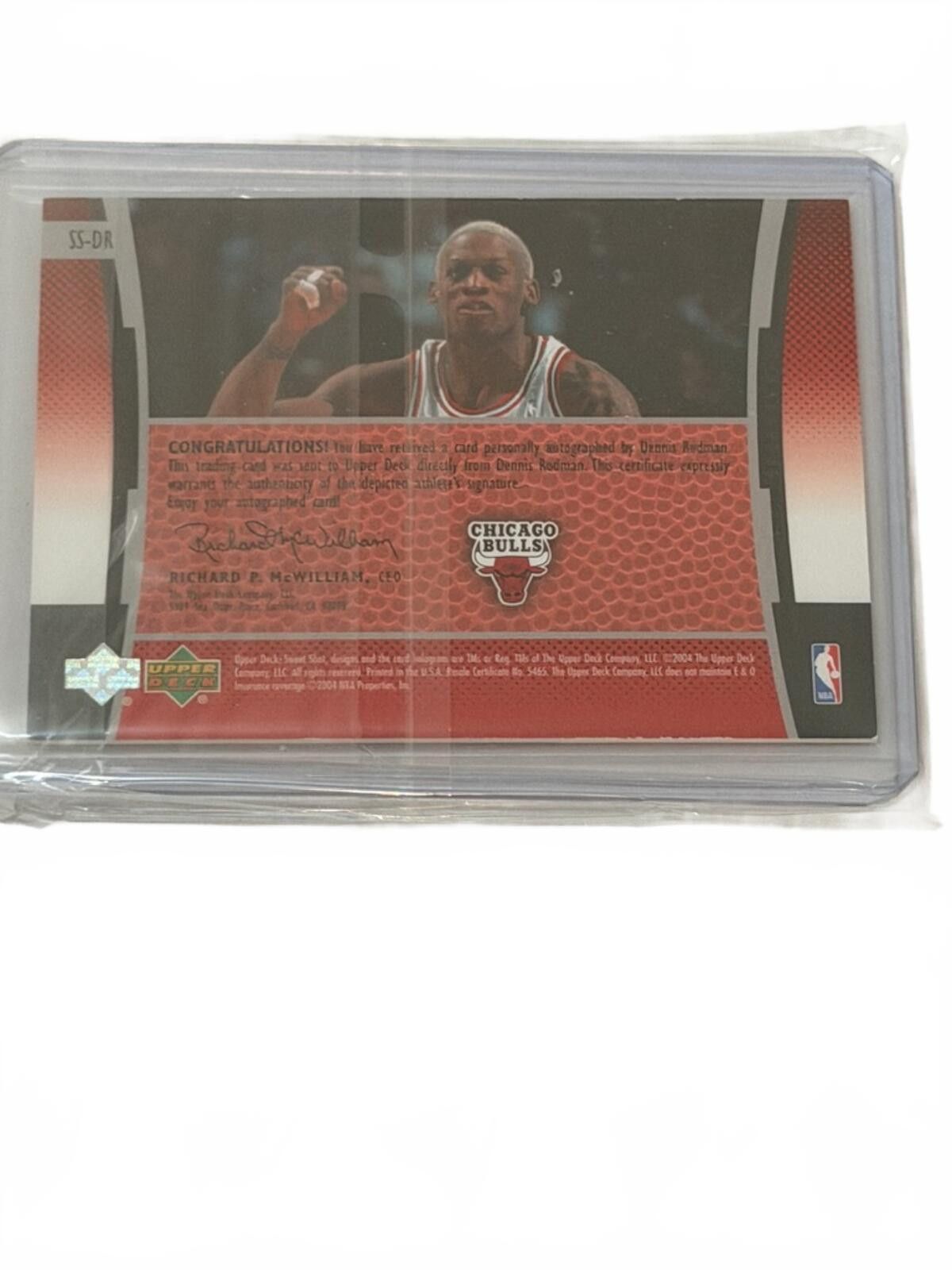 Other 2004-05 UD Sweet Spot Dennis Rodman Signature Shots SS-DR Size ONE SIZE - 7 Thumbnail