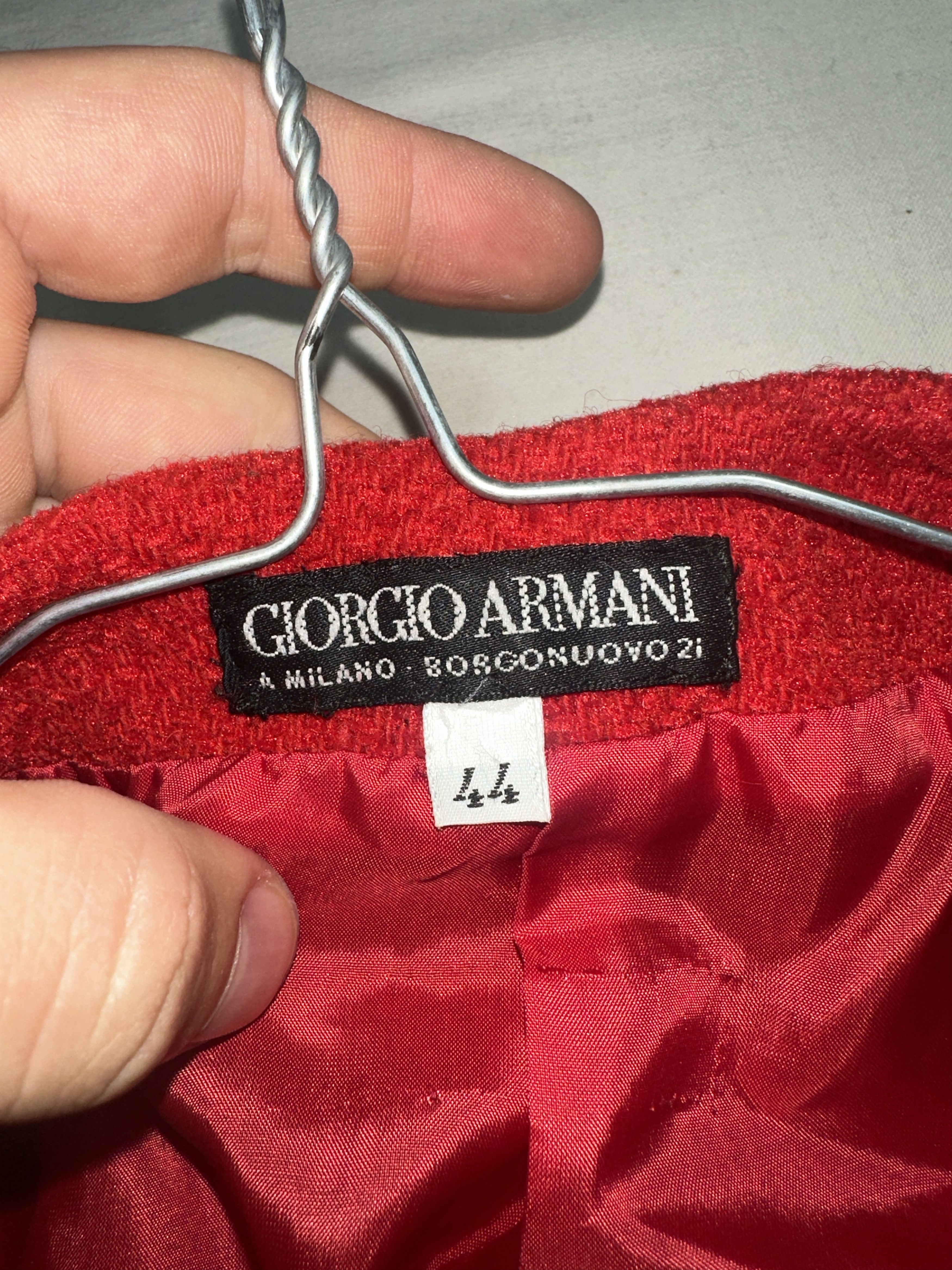 Giorgio Armani Giorgio Armani Archive Herringbone Blazer Jacket Size 44IT Size M / US 6-8 / IT 42-44 - 4 Thumbnail